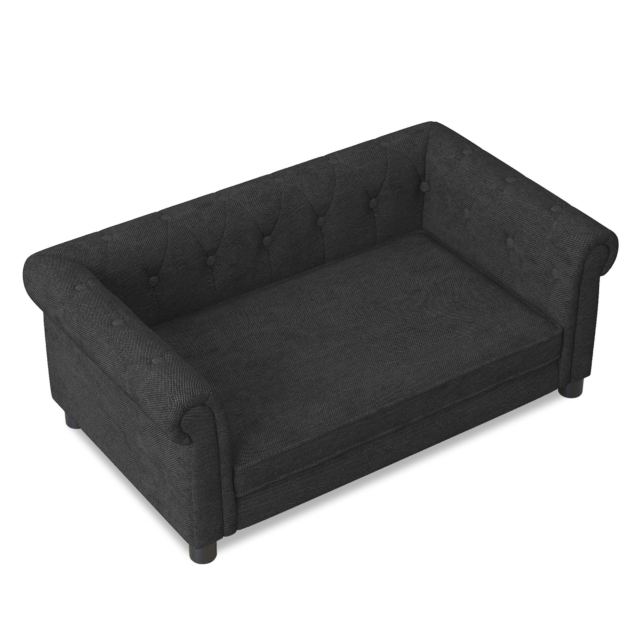 Modern Elegant Rectangle Pet Bed, Durable Elevated Dog Sofa - Image 5