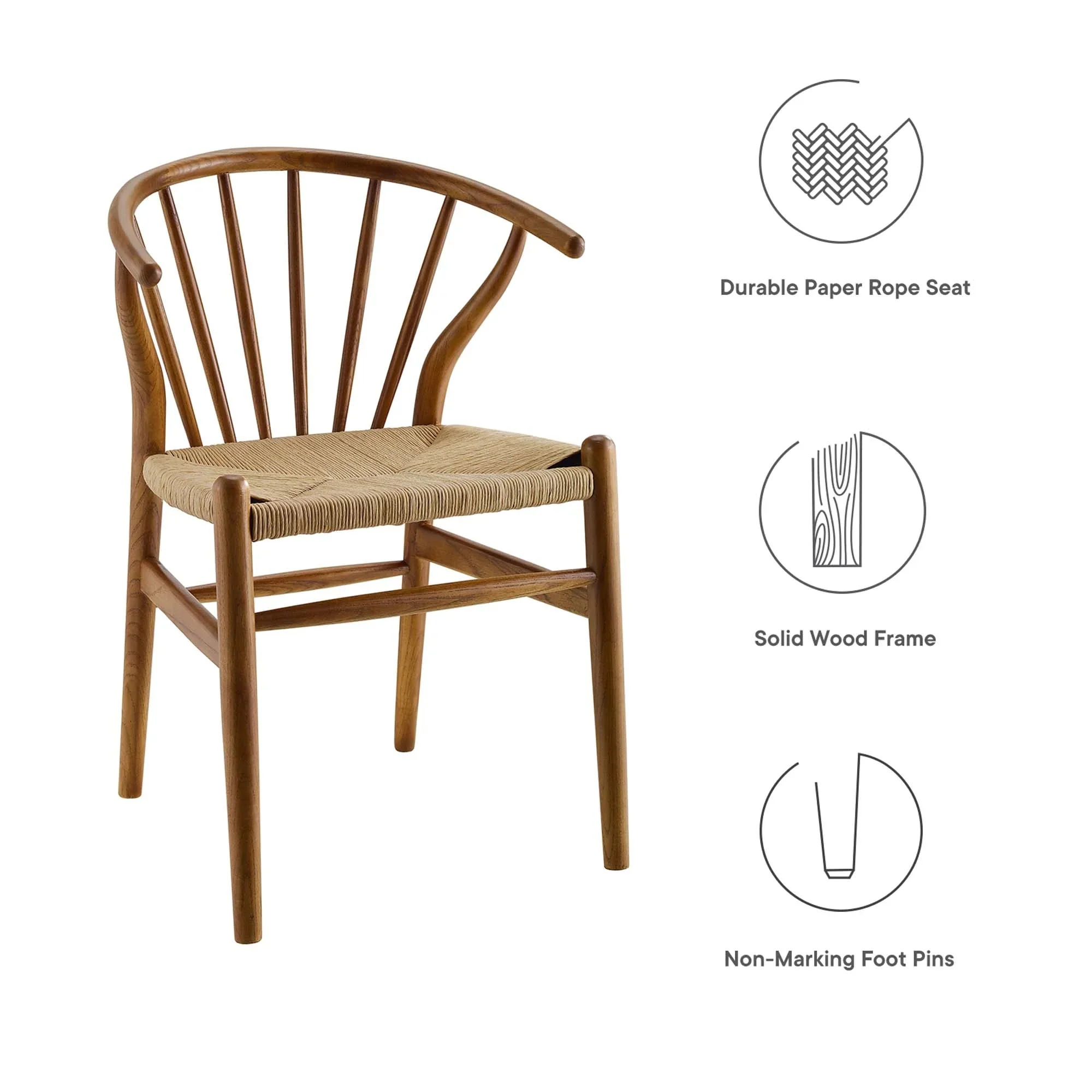 Modern Farmhouse Spindle Wood Dining Side Chair - Image 6