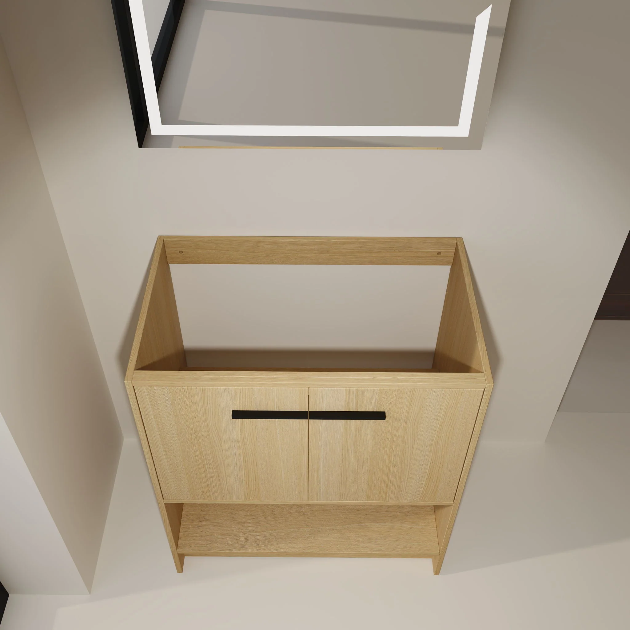 Modern Freestanding Bathroom Vanity With 2 Doors - Image 35