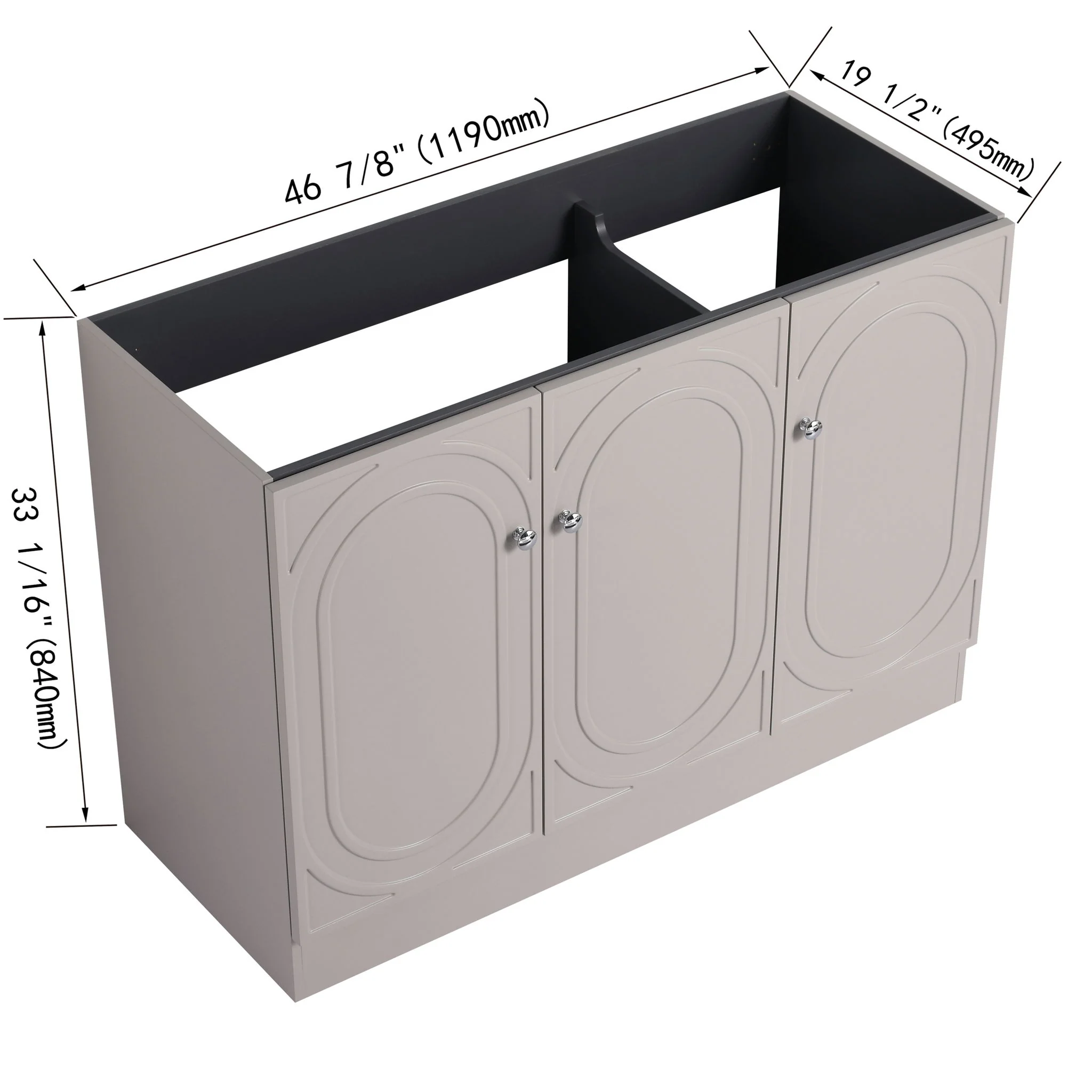 Modern Freestanding Bathroom Vanity With Soft Close Cabinet Doors - Image 41