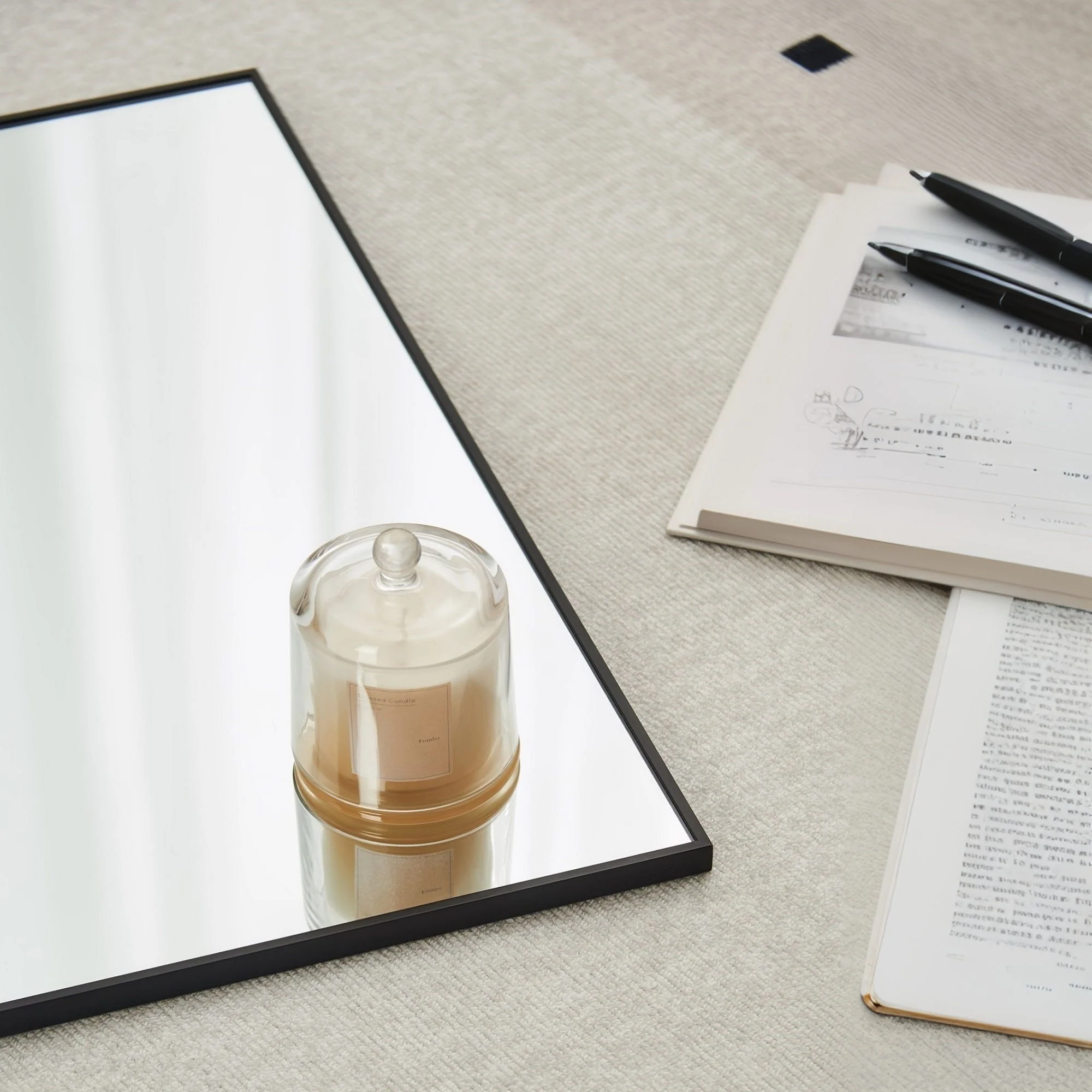 Modern Full Length Mirror With High Definition Shatter Proof Glass And Aluminum Alloy Frame - Image 14