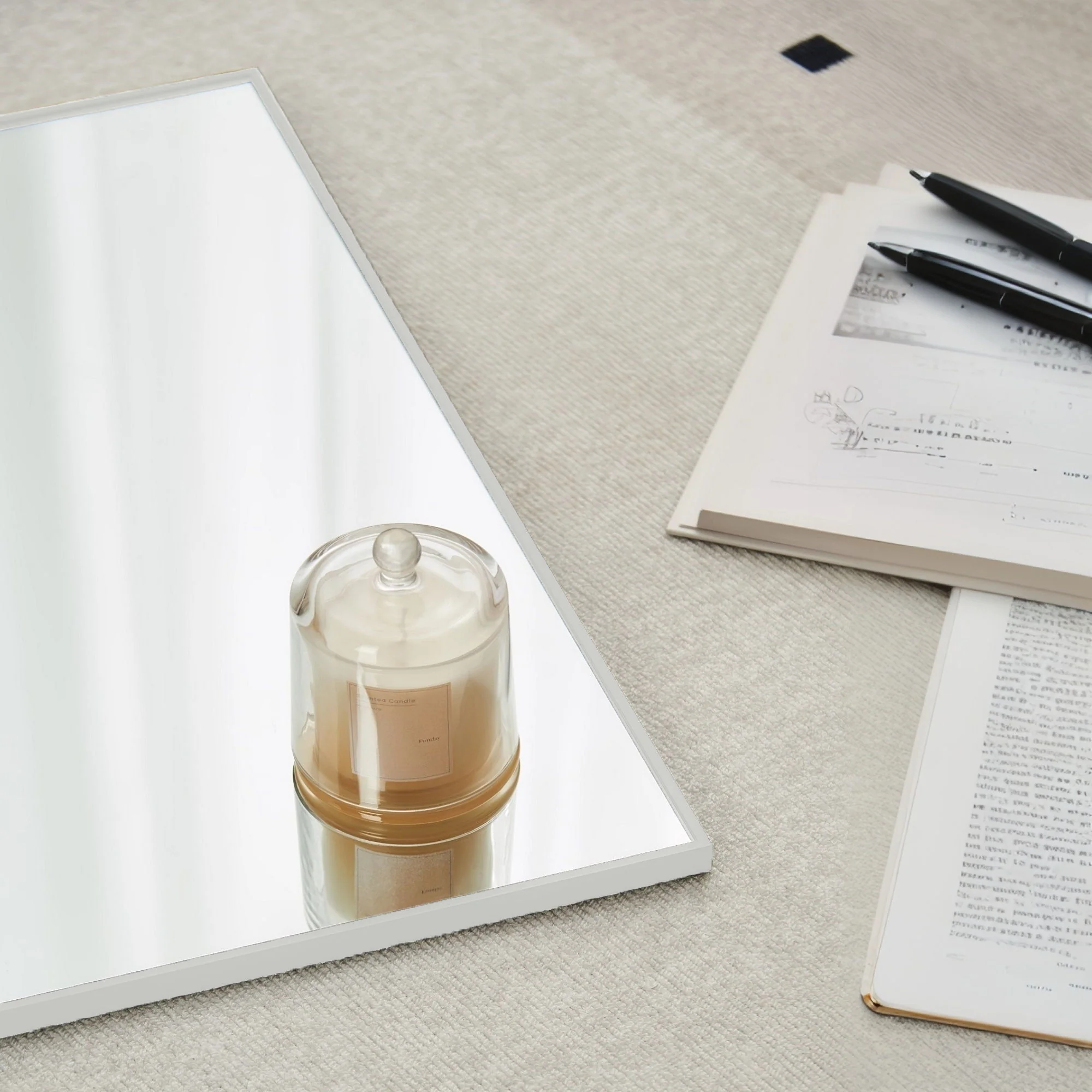 Modern Full Length Mirror With High Definition Shatter Proof Glass And Aluminum Alloy Frame - Image 9