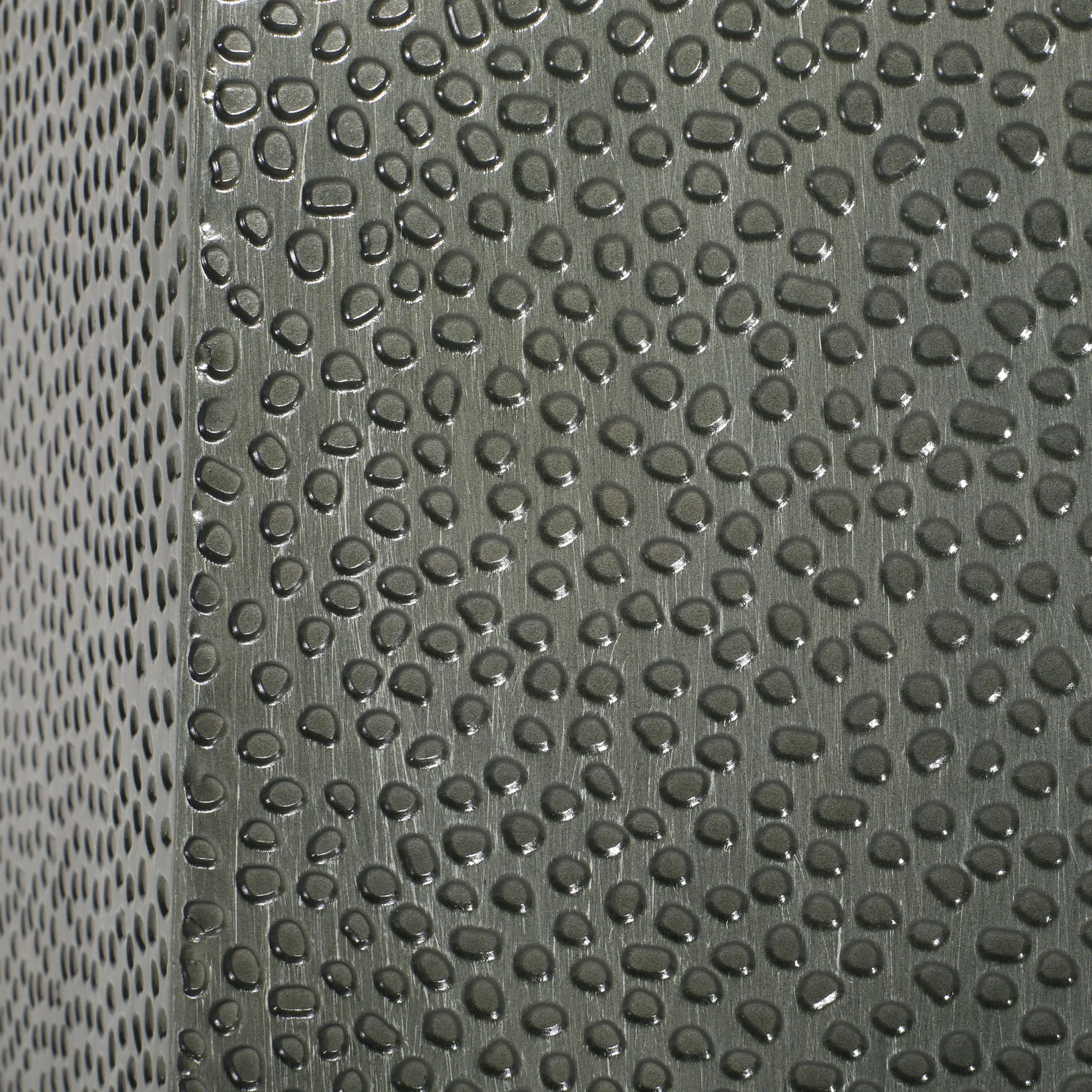 Modern Hammered Iron Geometric End Table - Image 3