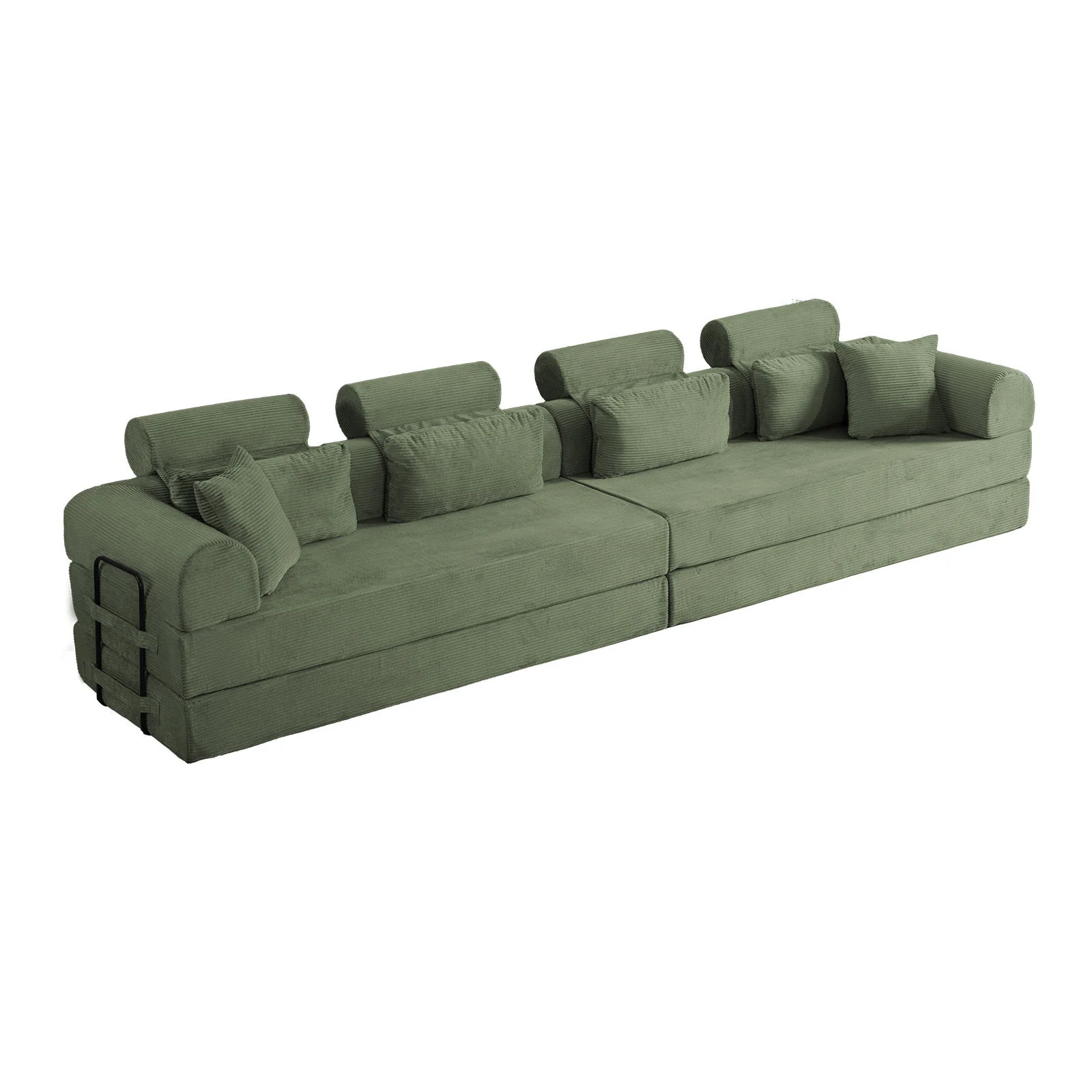 Modern L-Shape Modular Sectional Sofa, Compressed Design - Image 35
