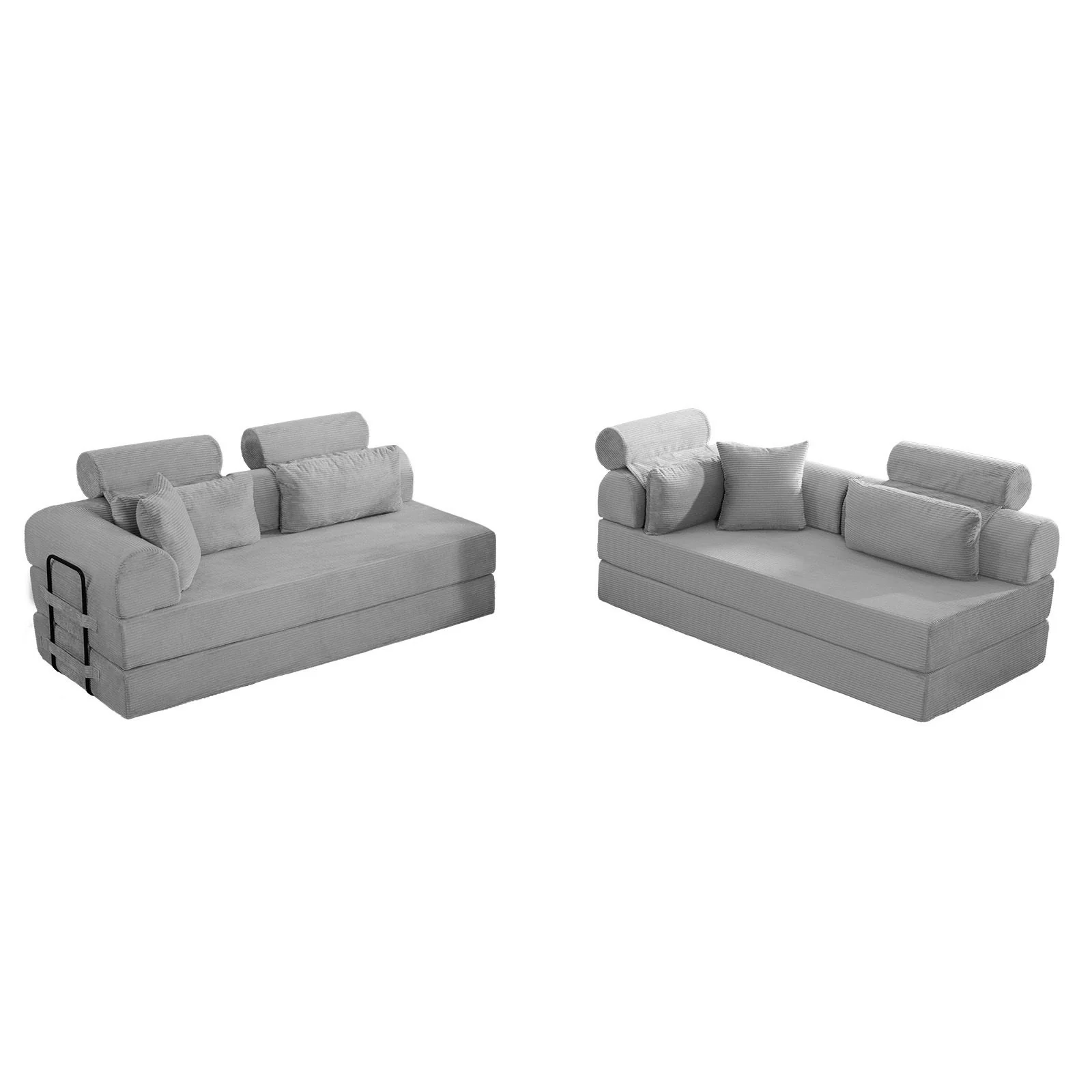 Modern L-Shape Modular Sectional Sofa, Compressed Design - Image 59