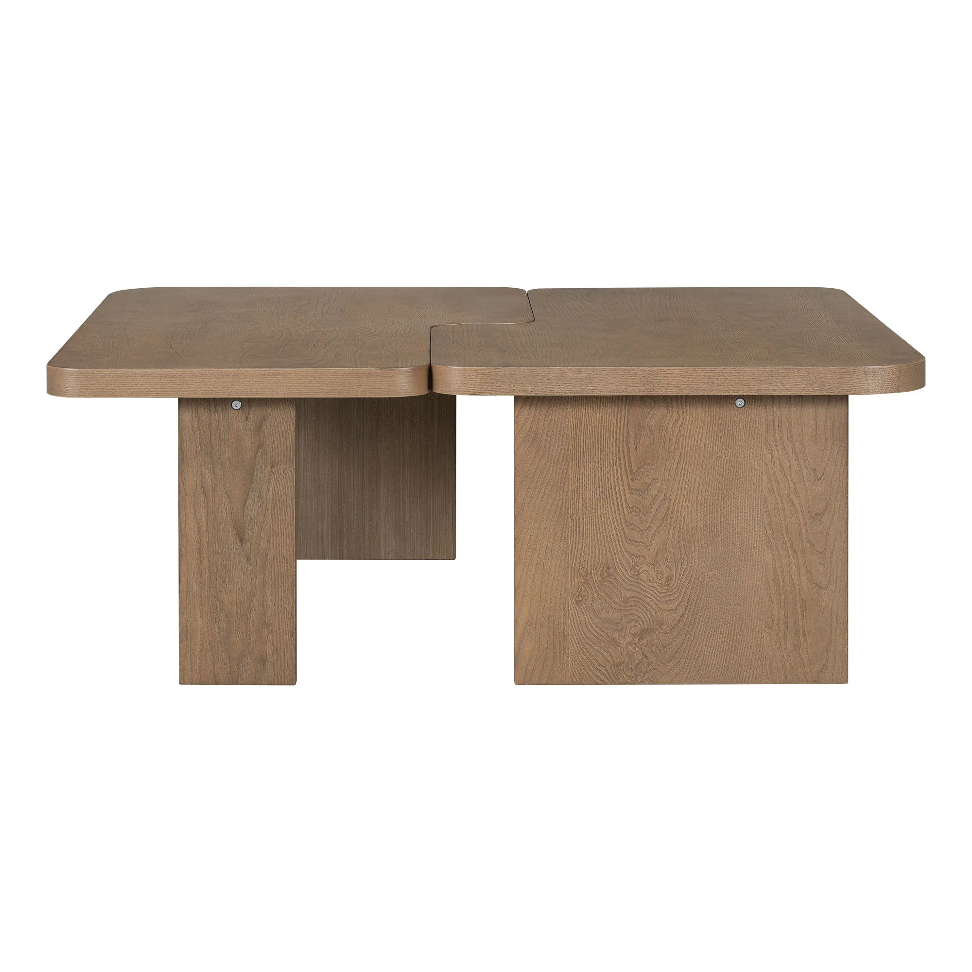 Modern Minimalist Coffee Table Set With Splicing Design - Image 16