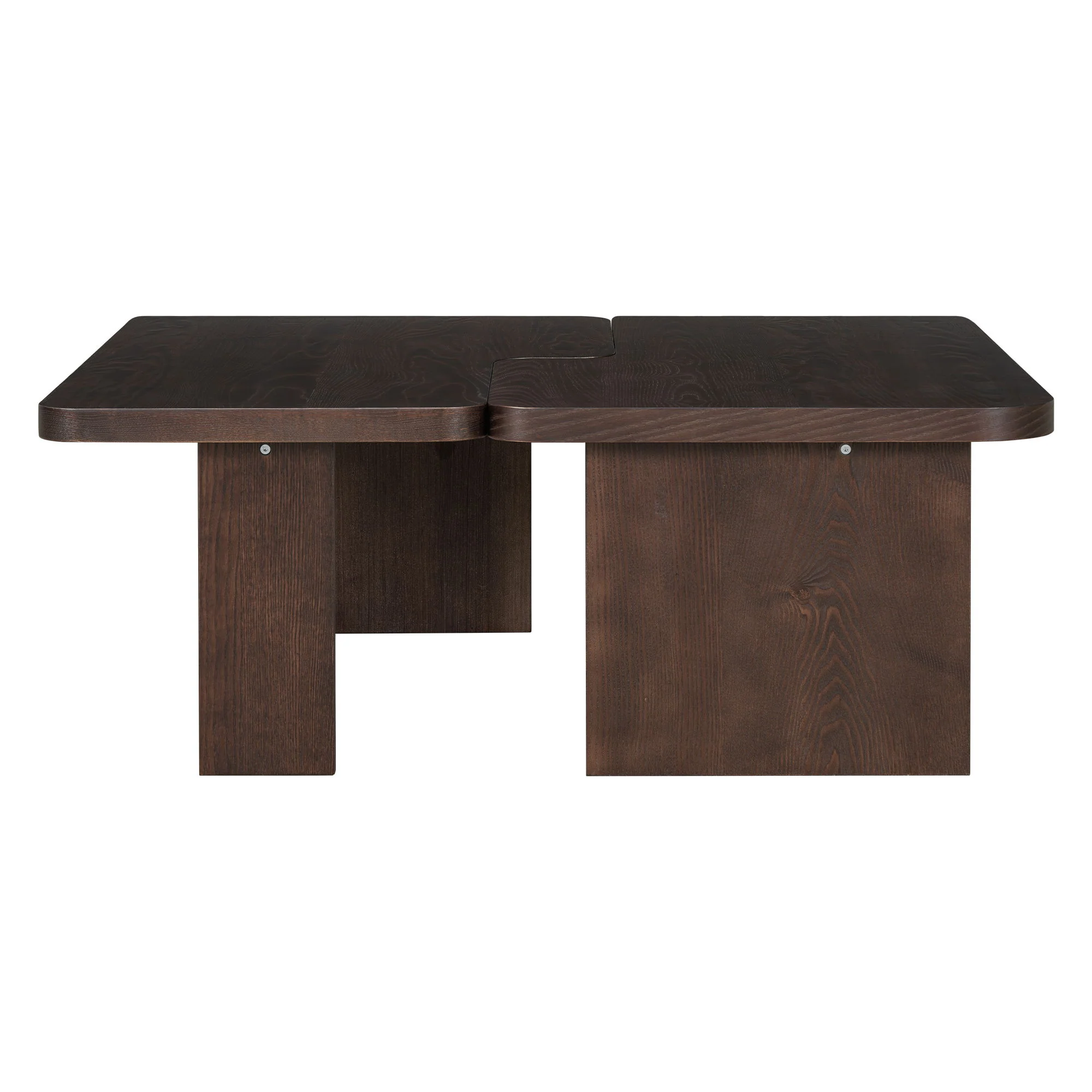 Modern Minimalist Coffee Table Set With Splicing Design - Image 9