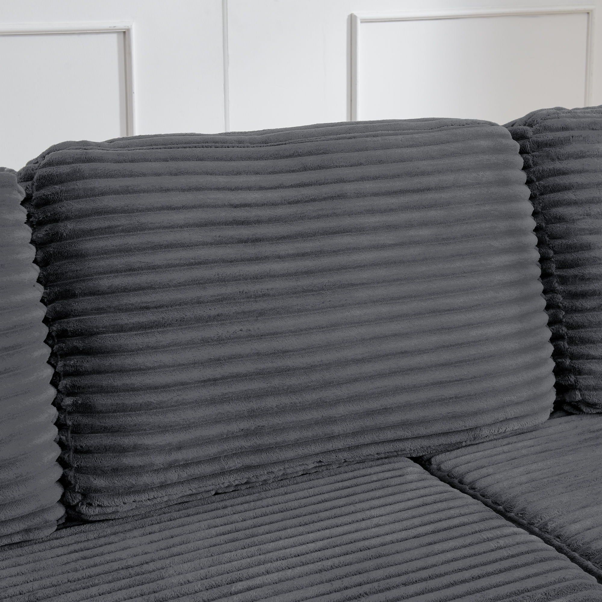 Modern Minimalist L Shape Modular Sectional Sofa, Couch - Image 20