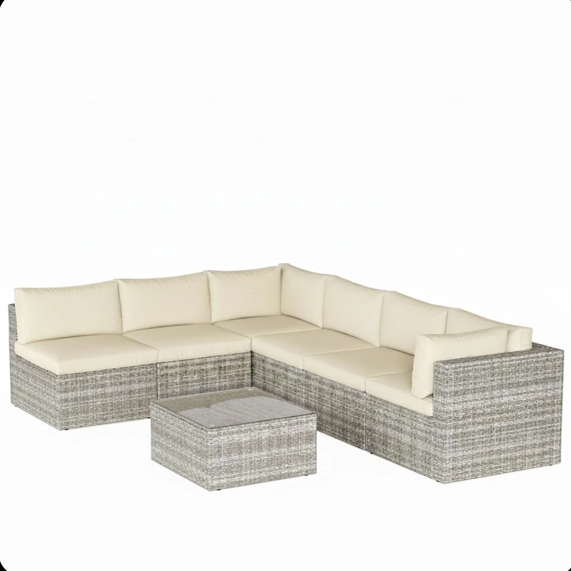 Modern Patio Set With Coffee Table - Image 16