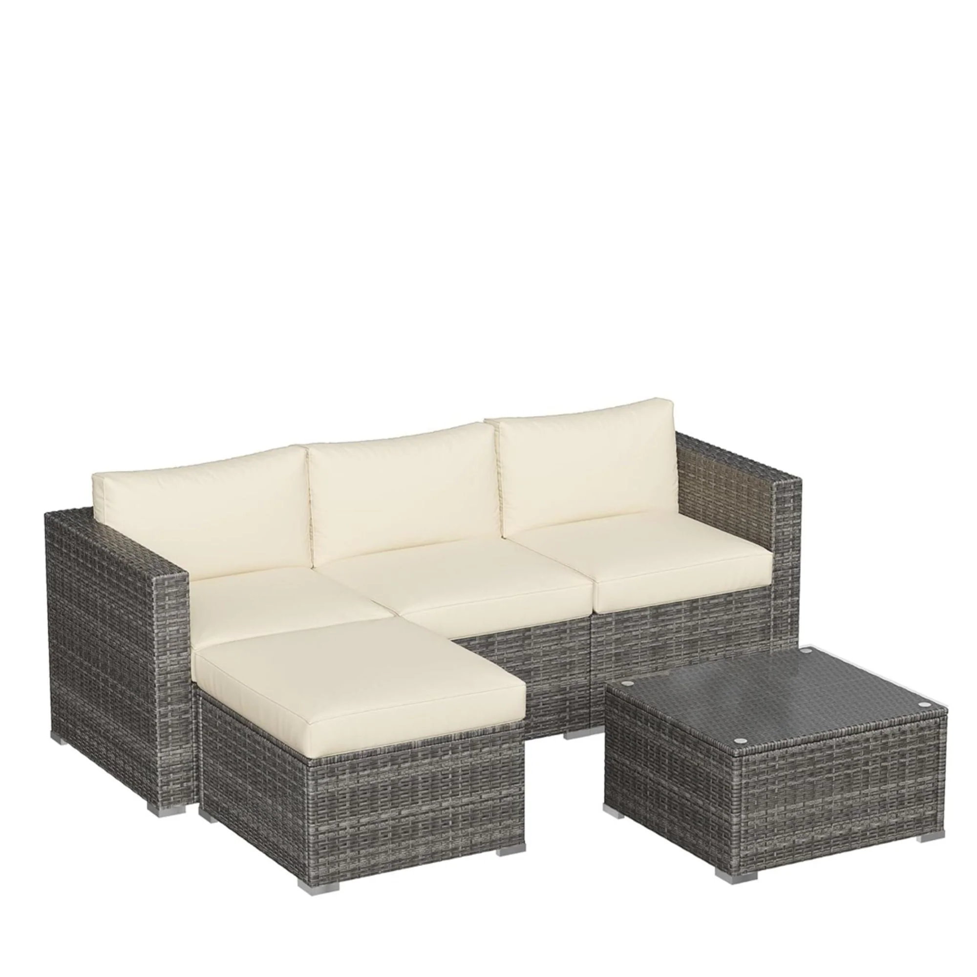 Modern Patio Set With Coffee Table - Image 3