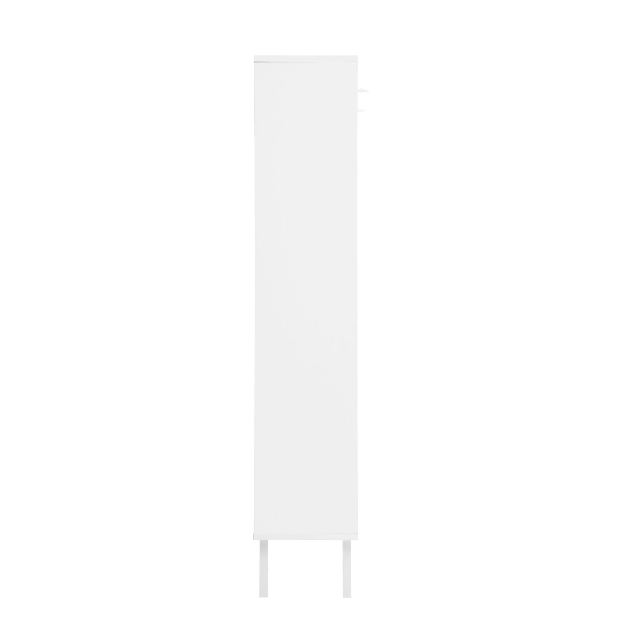 Modern Rattan 3 Door Shoe Rack Cabinet For Entryway - Image 9