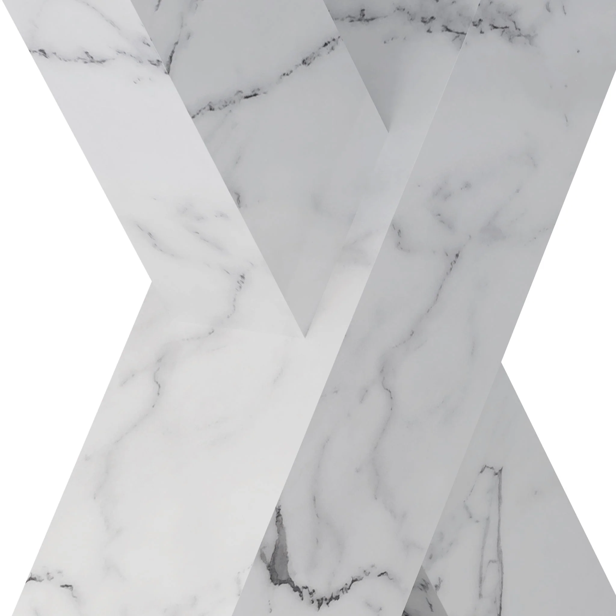 Modern Rectangle Dining Table With Stretchable TopAnd X Shape Legs - Image 7