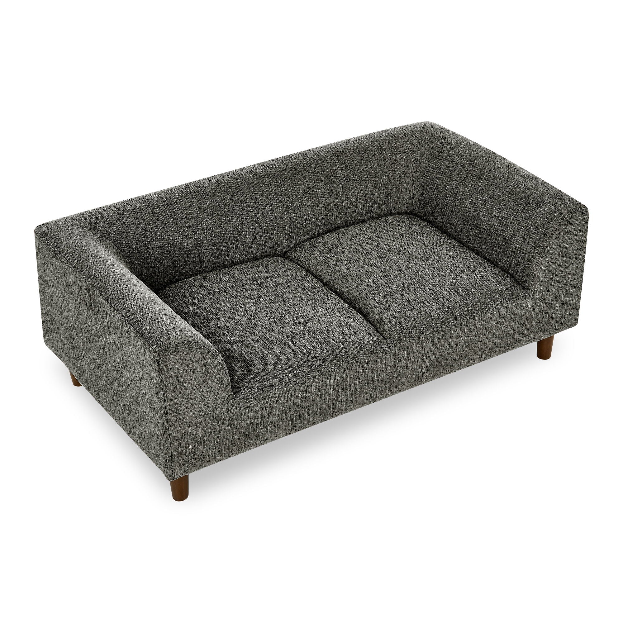 Modern Rectangular Pet Sofa With Backrest And Armrests For Small And Medium Dogs, Soft Cushion - Image 2