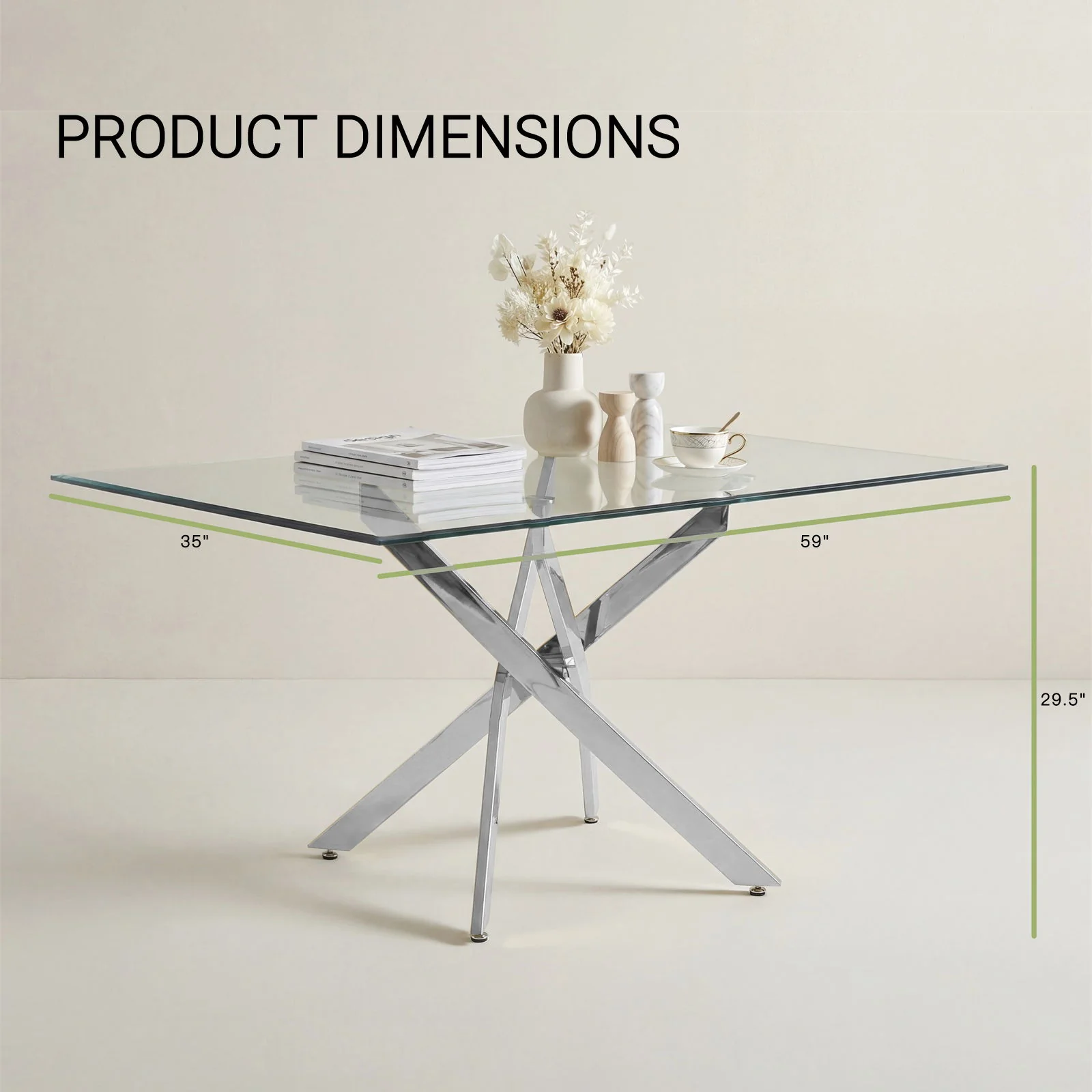 Modern Rectangular Table For Dining Room - Image 23