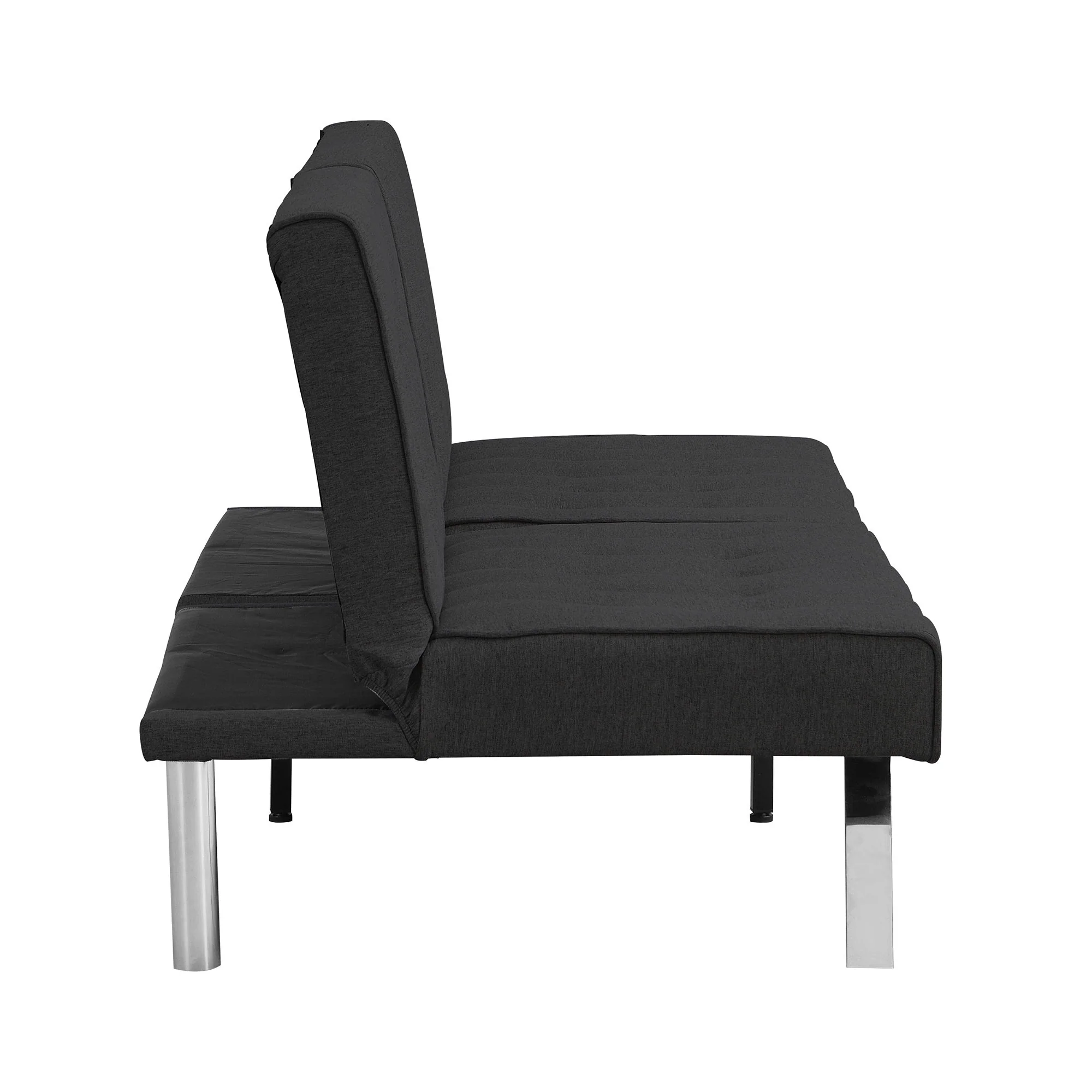 Modern Sofa Bed With Wood Frame And Stainless Legs - Image 14