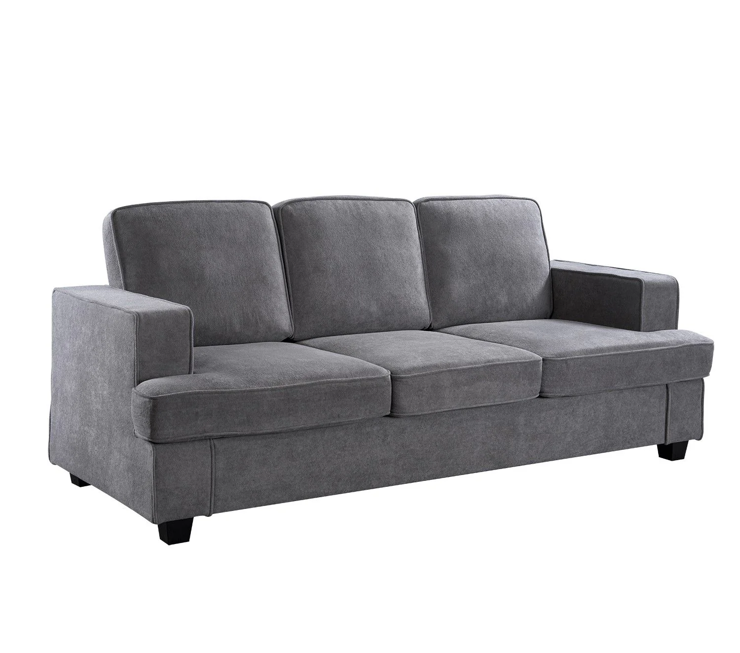 Modern Sofa, Comfortable 3 Seater Couch With Deep Seating, Loose Back Cushions, Wide Arms - Image 16