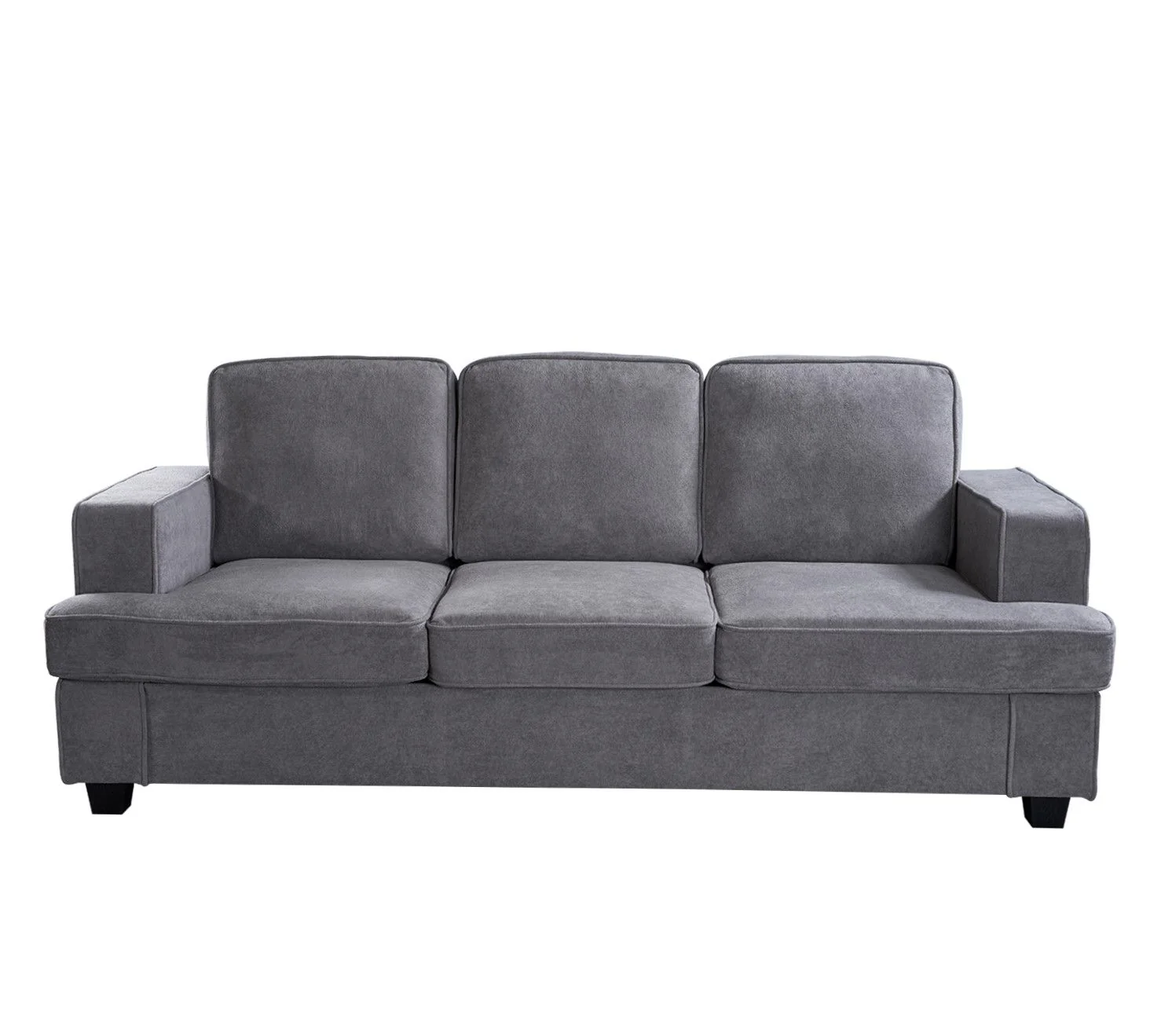 Modern Sofa, Comfortable 3 Seater Couch With Deep Seating, Loose Back Cushions, Wide Arms - Image 28