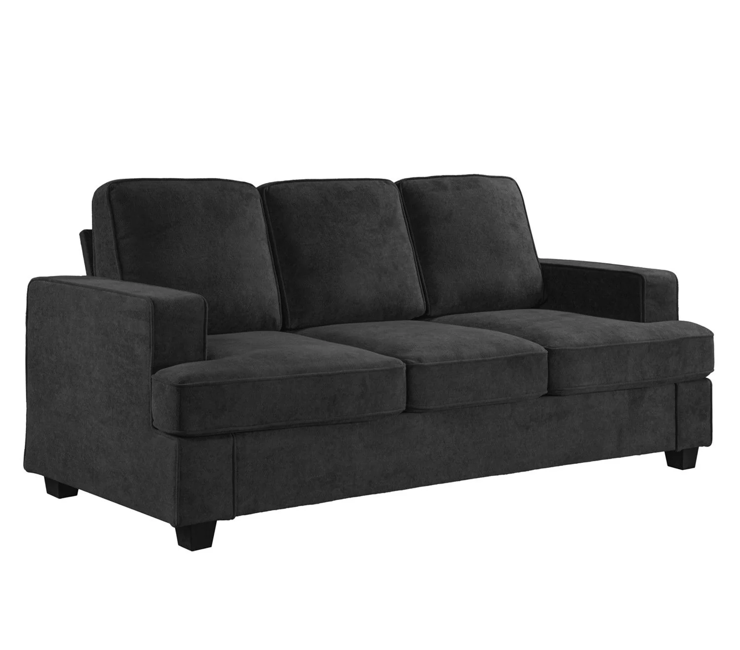 Modern Sofa, Comfortable 3 Seater Couch With Deep Seating, Loose Back Cushions, Wide Arms - Image 6