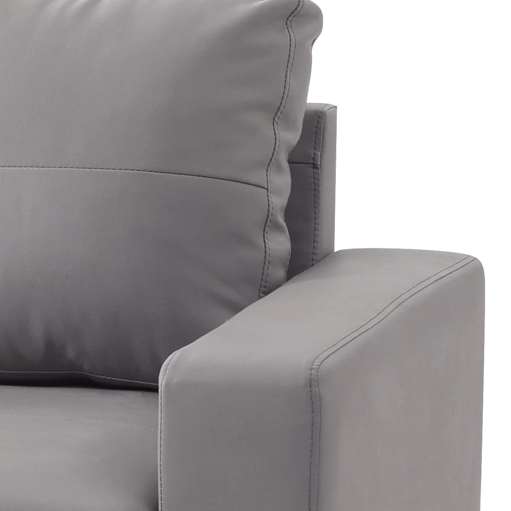 Modern Sofa With Elegance - Gray - Image 4