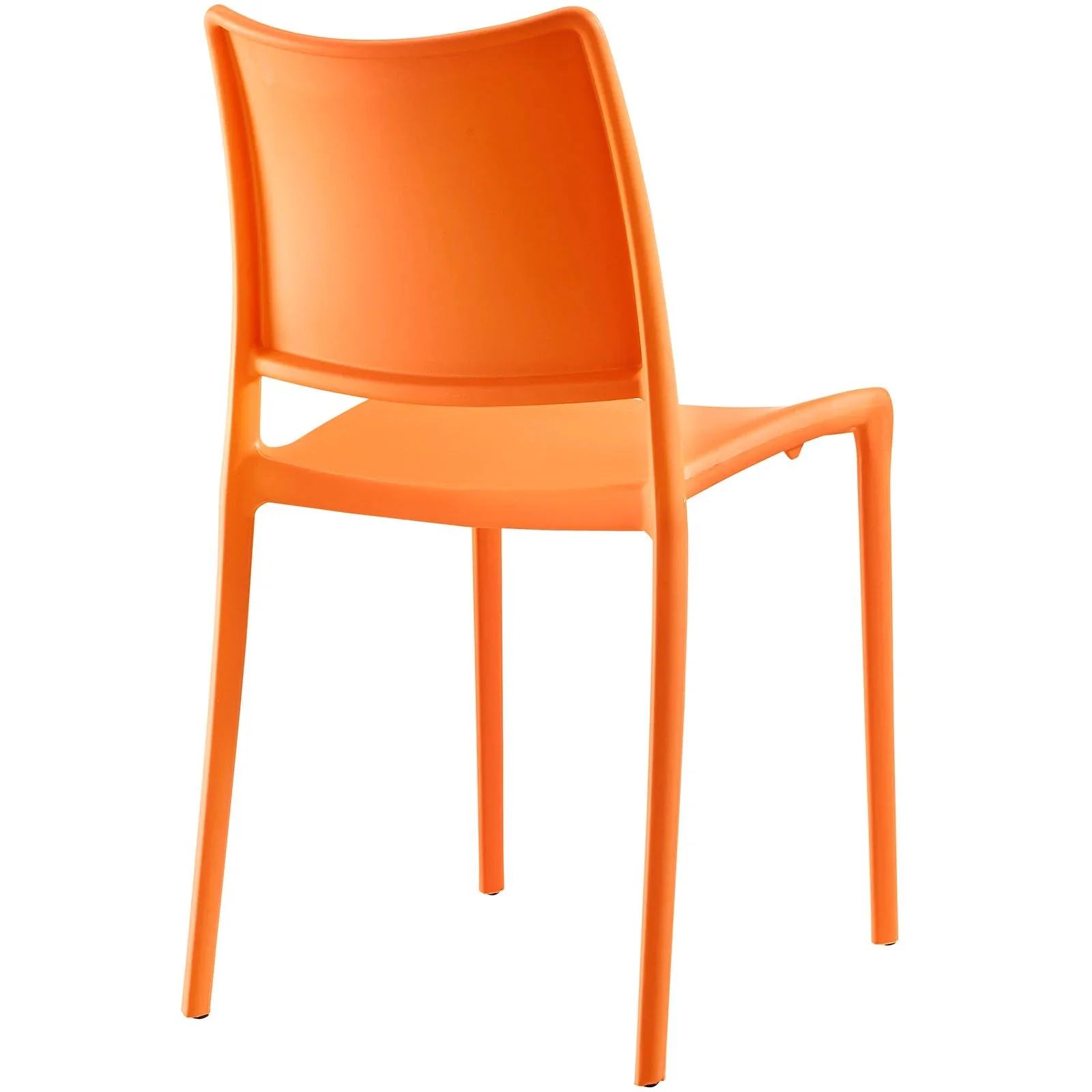 Modern Stackable Plastic Dining Side Chair - Image 7