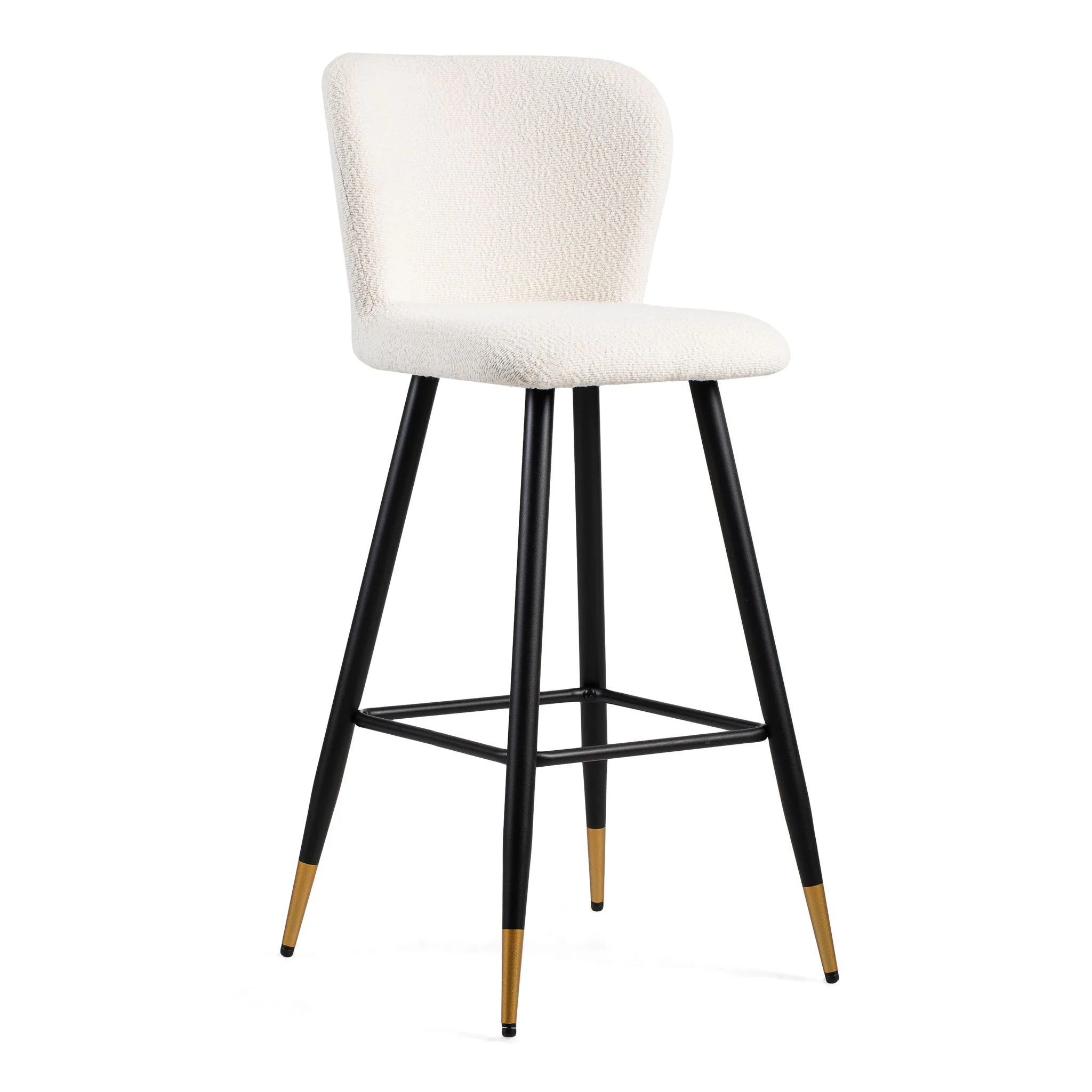 Modern Style Barstool, Tipped Ends, Suitable For Various Decoration Styles - White - Image 5