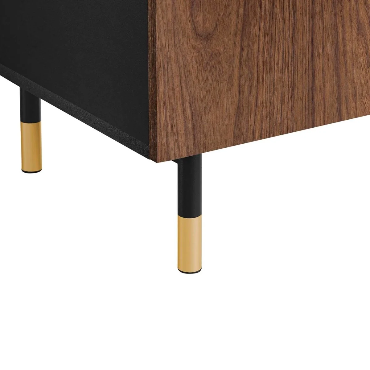 Modern TV Stand with Hinged Doors and Open Storage 60 Inch - Image 5