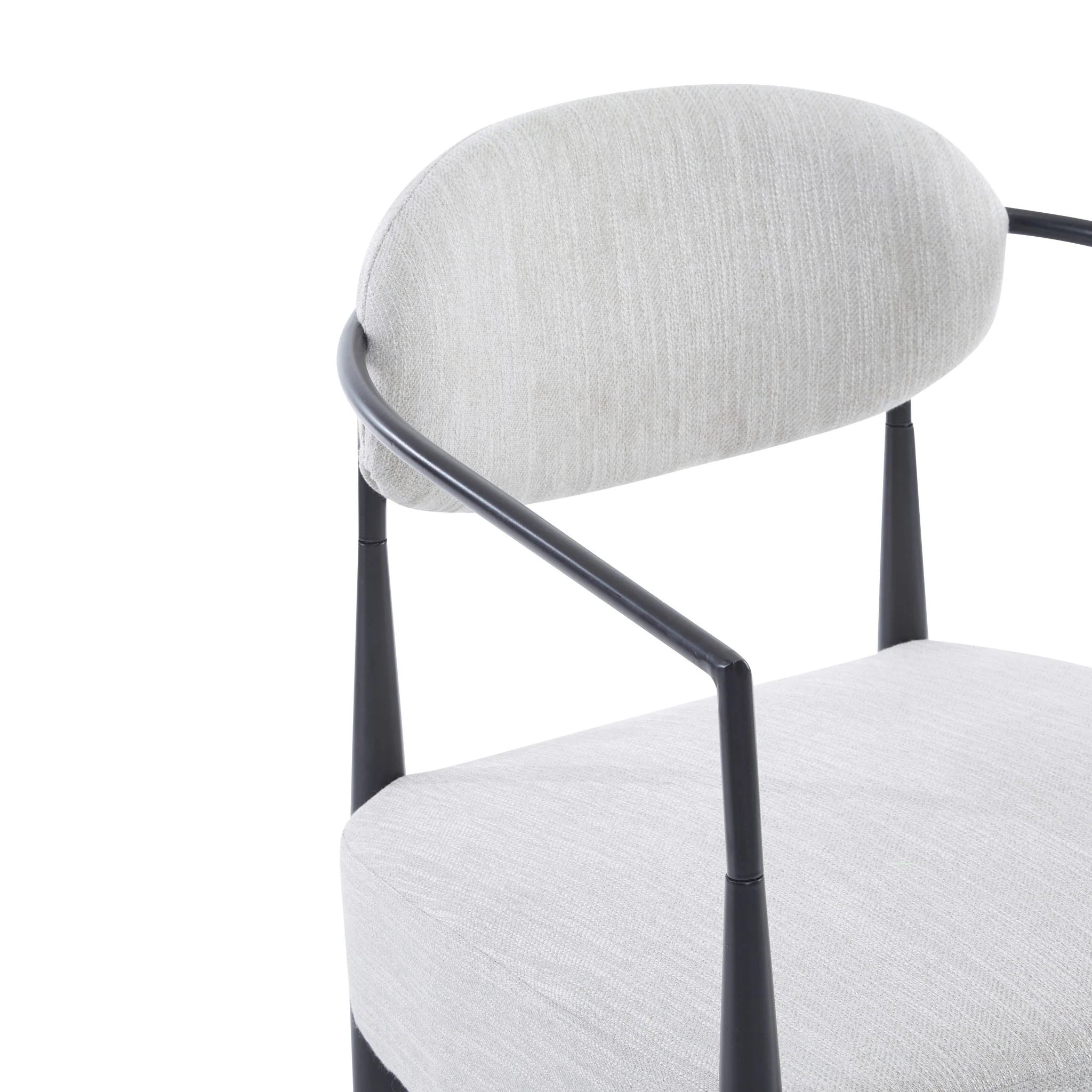 Modern Upholstered Accent Armchair With Pocket Spring Seat - Image 7