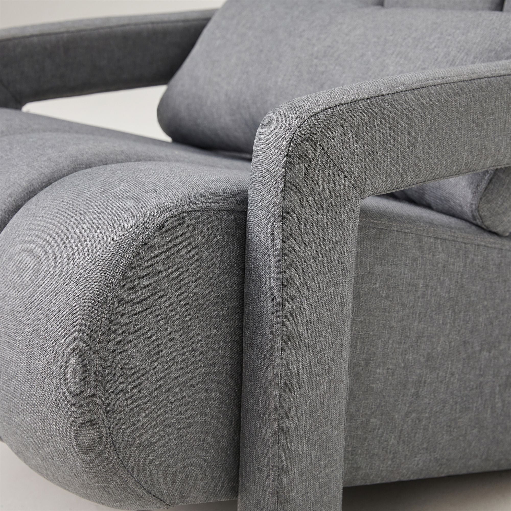 Modern Upholstered Accent Chair, Comfortable Fabric With A Pillow For Living Room - Image 10