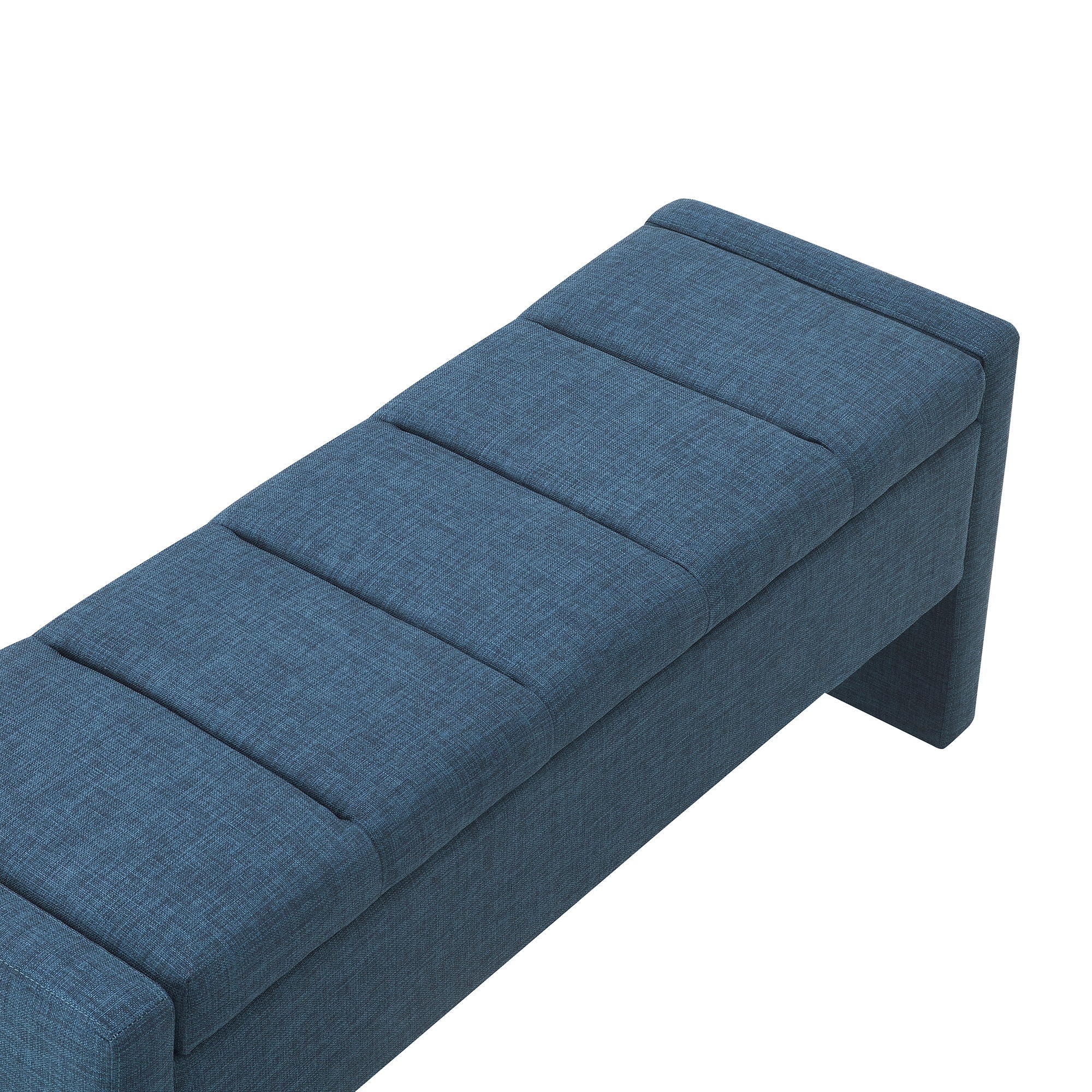 Modern Upholstered Large Bed End Bench With Storage - Image 11