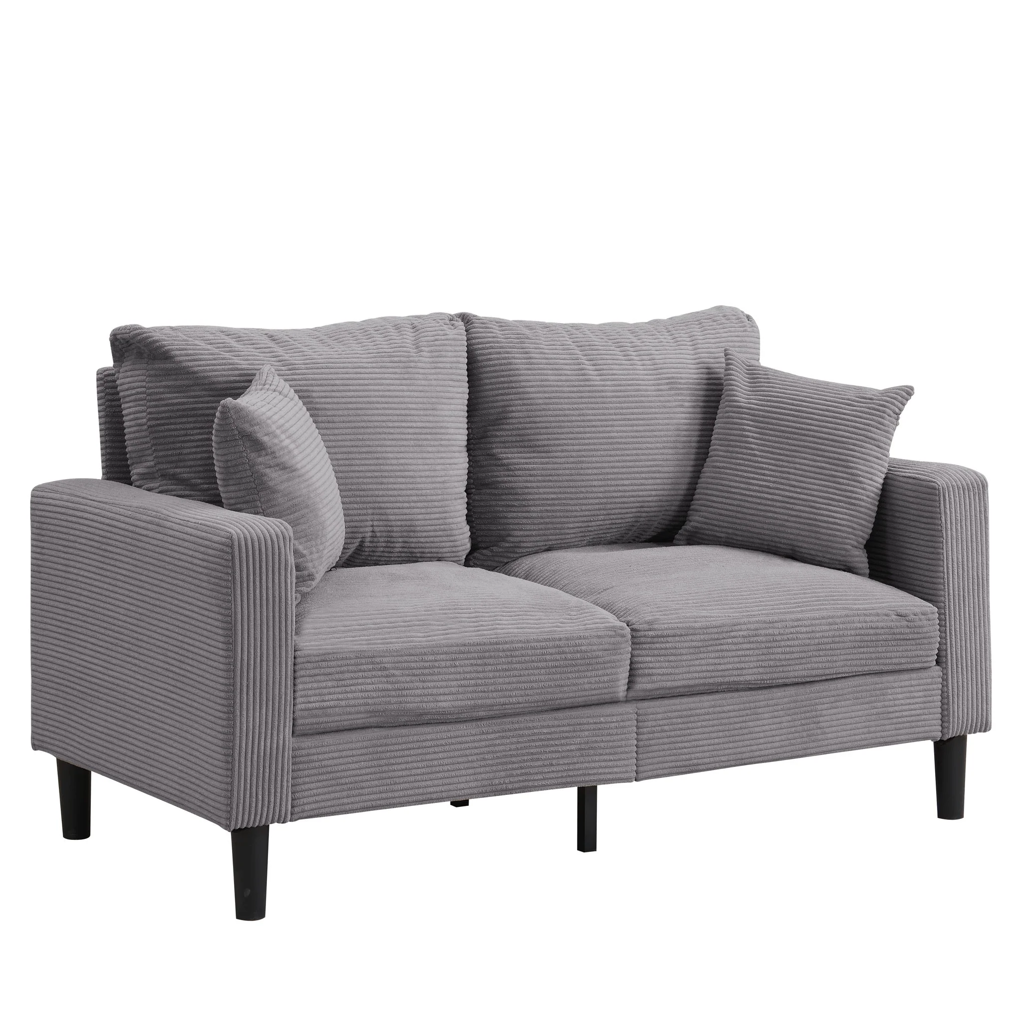 Modern Upholstered Loveseat Sofa, High Resilience - Image 12