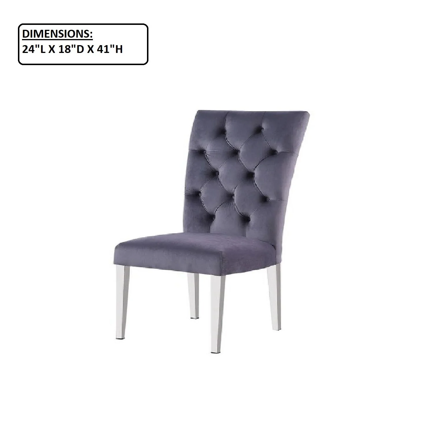Modern Upholstered Tufted Dining Chair (Set of 2) - Image 10
