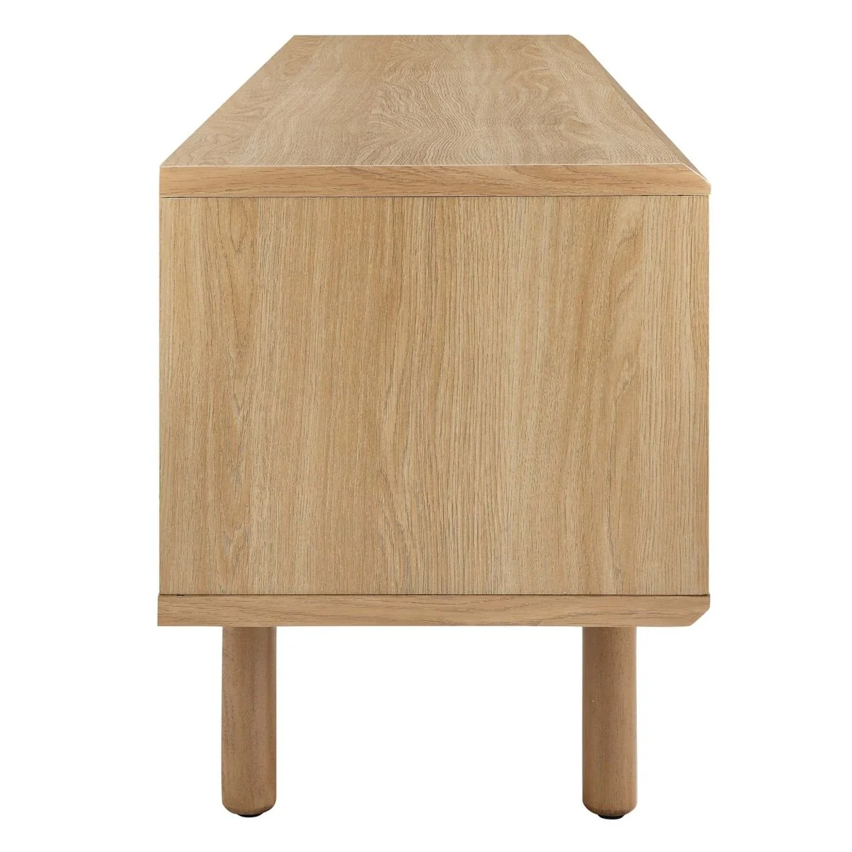 Modern Urban TV Stand with Mesh Sliding Doors 60 Inch - Image 13