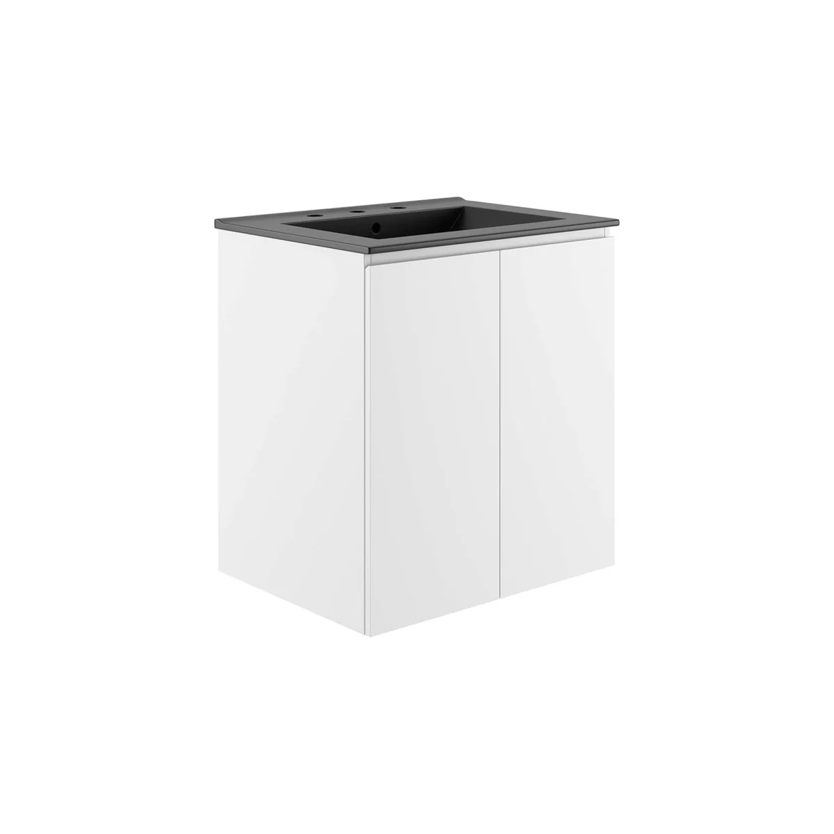 Modern Wall-Mount Bathroom Vanity with Sink for Space-Saving Contemporary Baths - Image 10