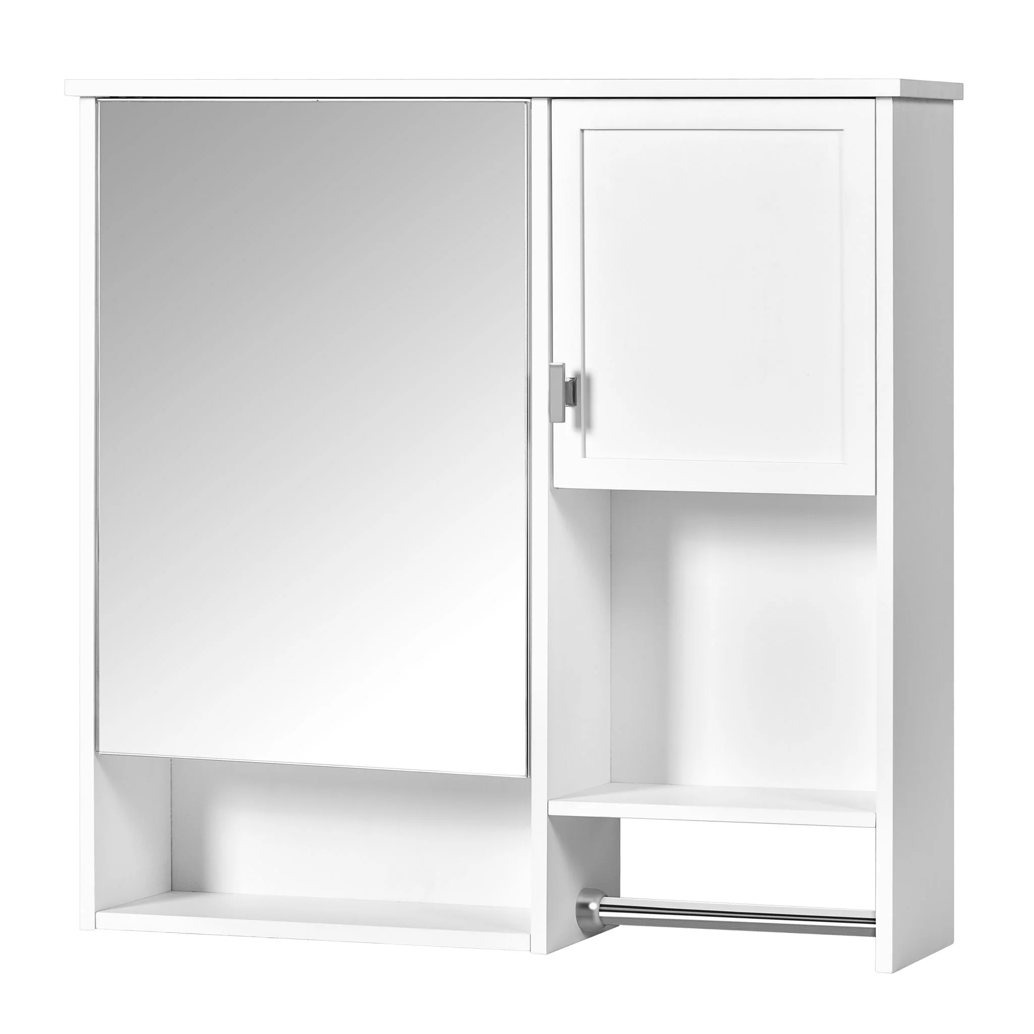 Modern Wall Mounted Bathroom Medicine Cabinet, Bathroom Wall Storage Cabinet With Mirror - Image 2