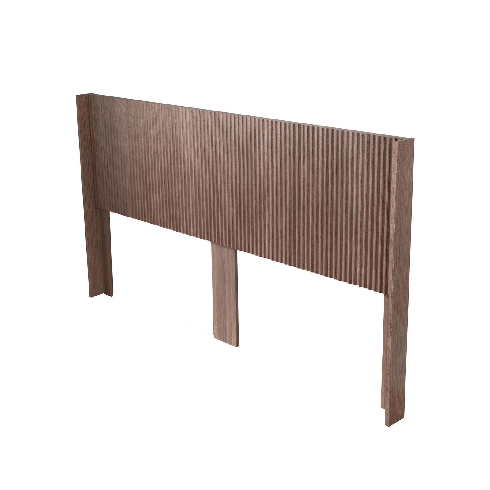 Modern Wide Wall Mounted Fluted Panel Headboard - Image 5