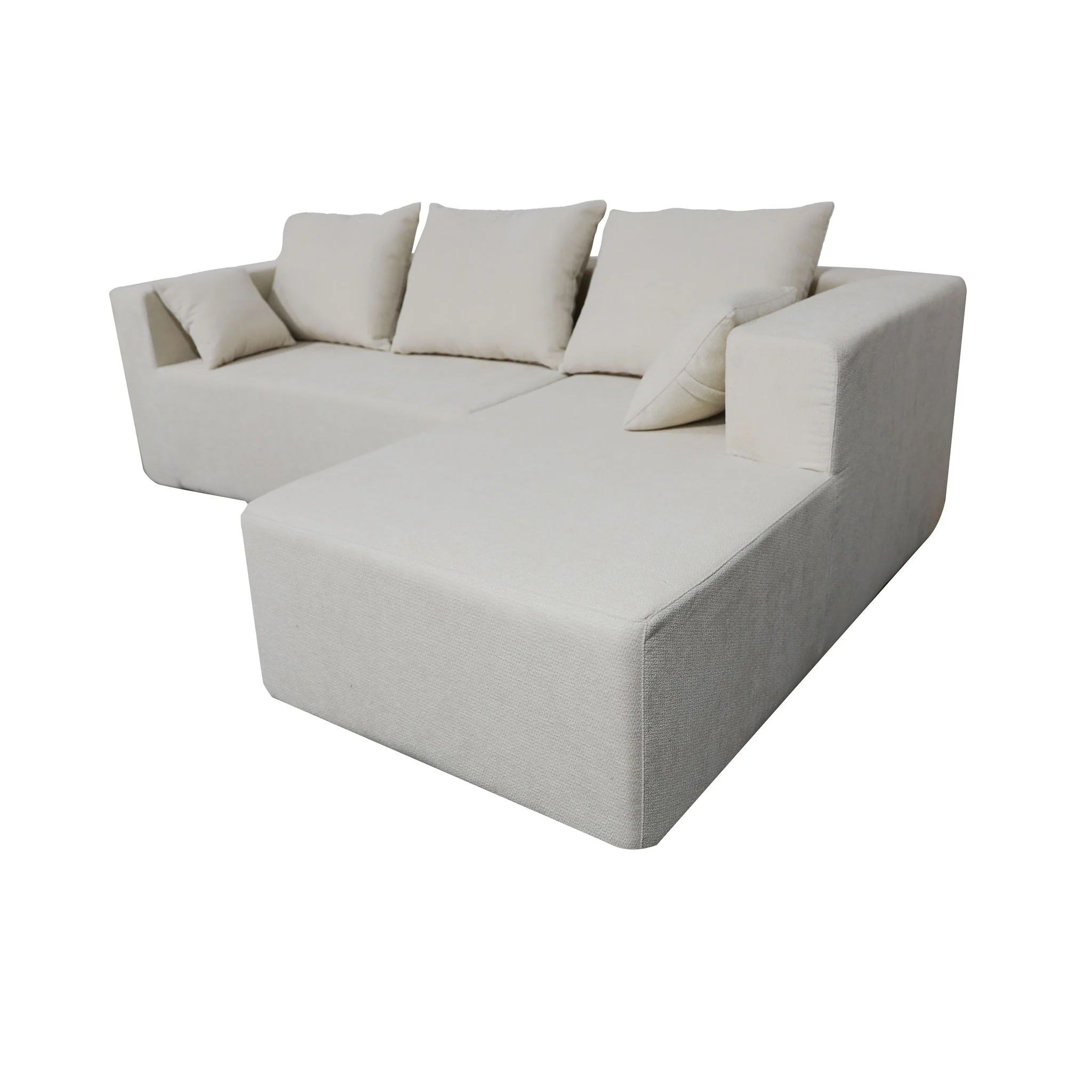 Modular Corner Sofa With Soft Fabric - Image 2