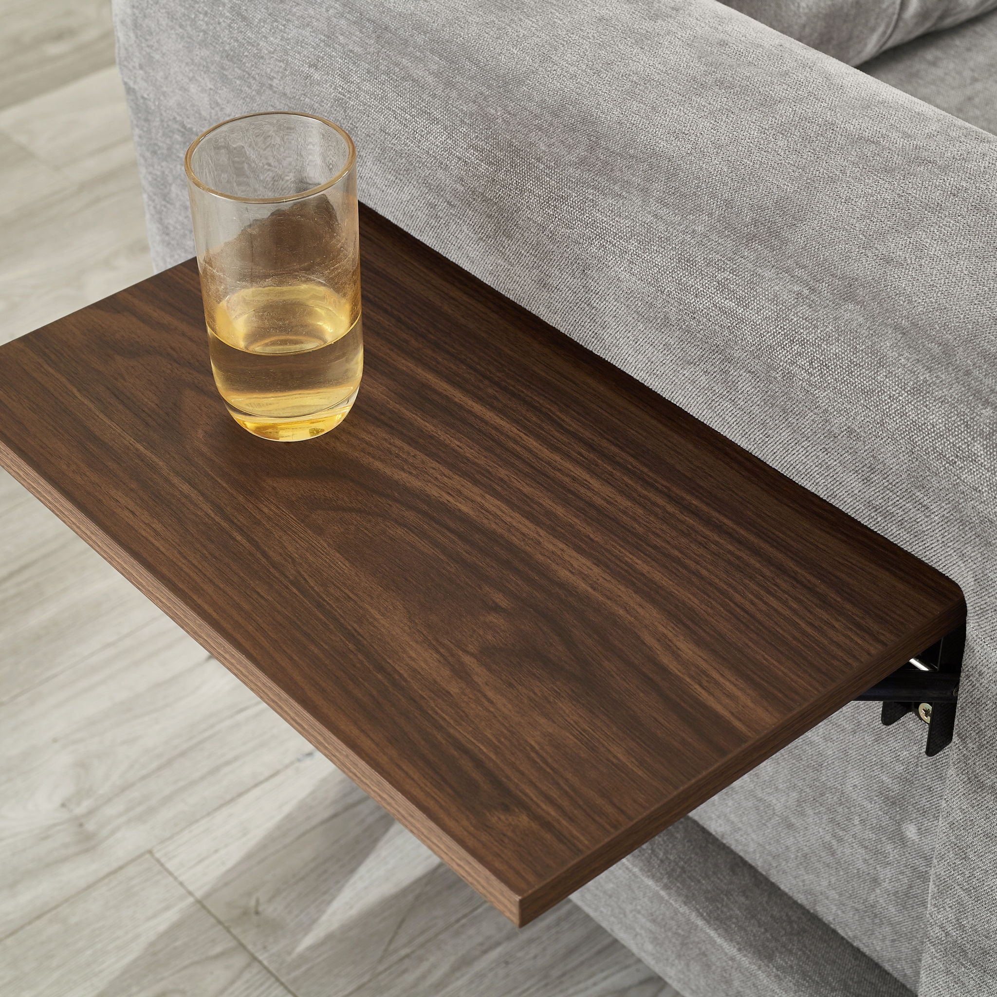 Modular Sectional Sofa With Movable Ottomans, USB Ports & Side Tables - Image 10