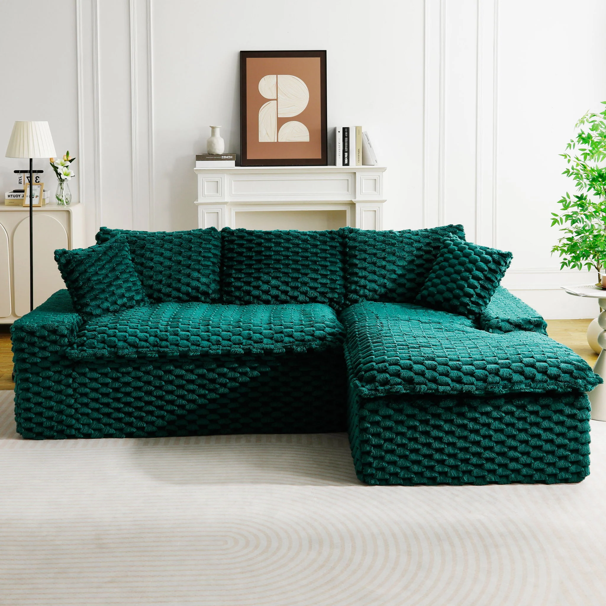 Modular Sofa, Convertible Twin Seat With Chaise Lounge - Image 30
