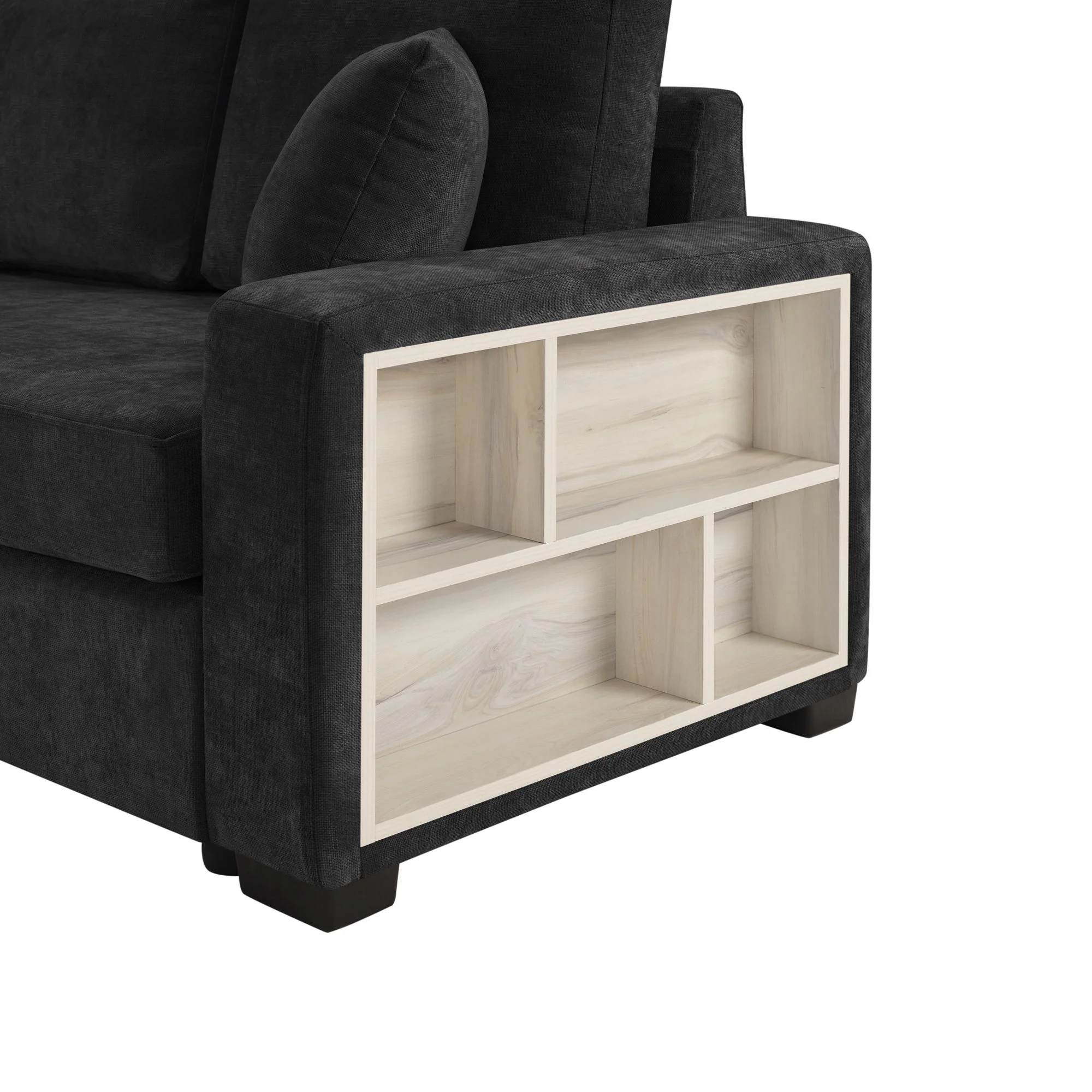 Modular Sofa Couch With Storage Armrest And Center Console - Image 51