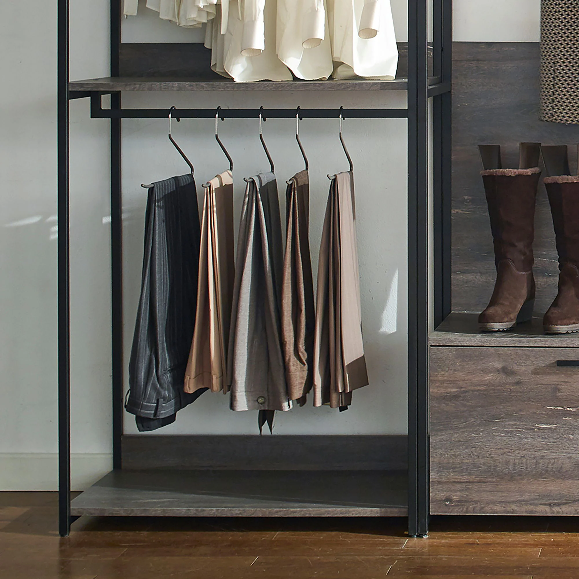 Monica - Walk-In Closet System & Modular Design - Rustic - Image 8