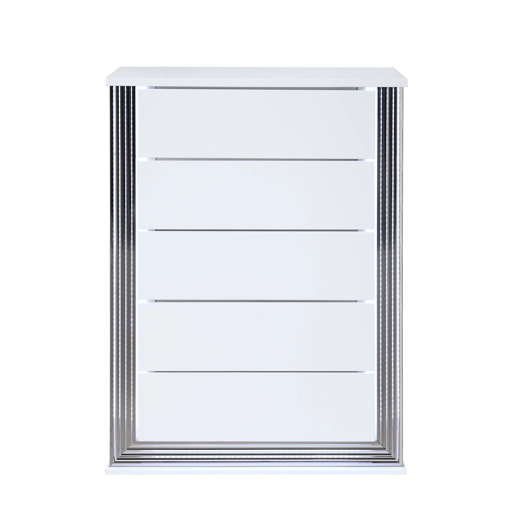 Moon - Smooth Chest With LED - White