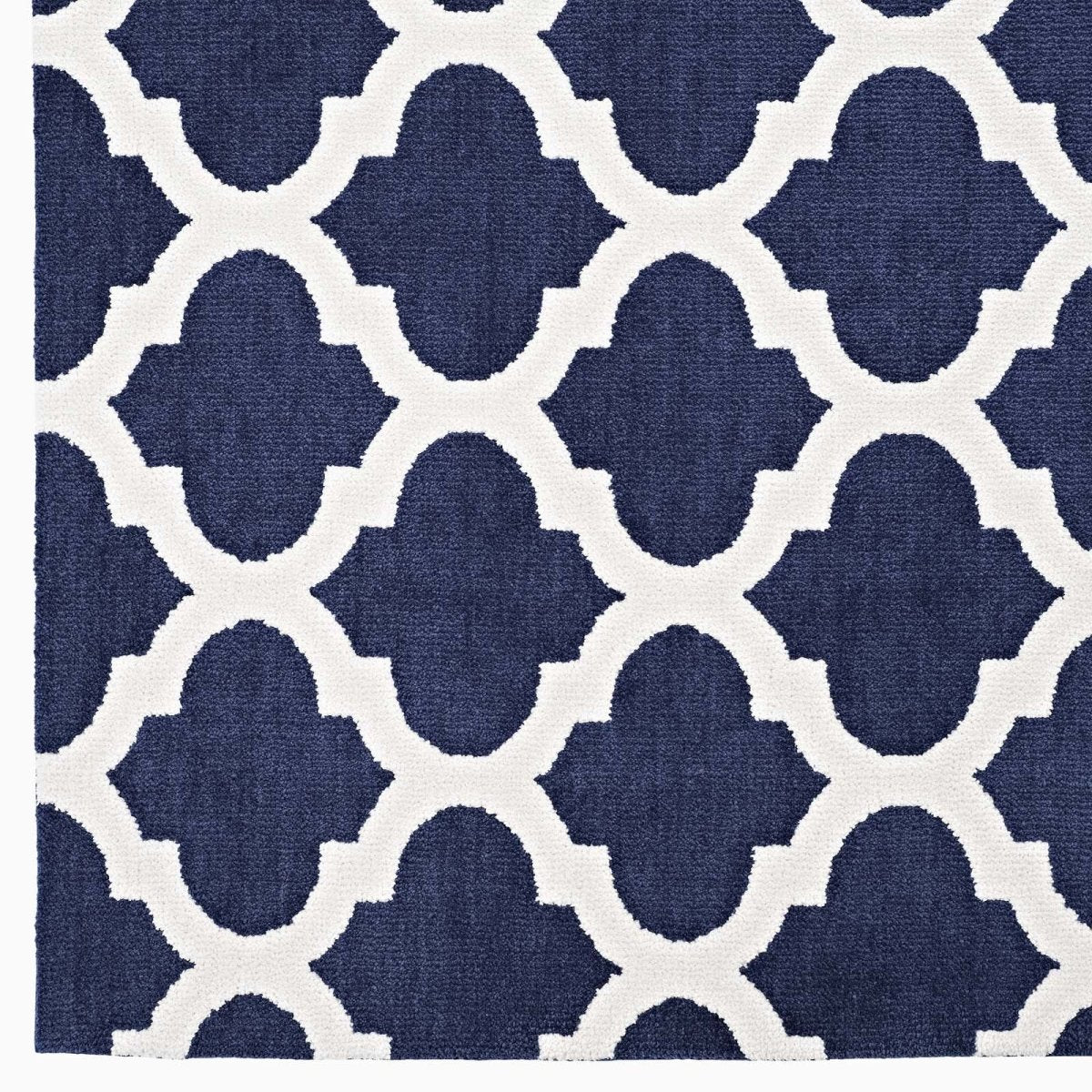 Moroccan Trellis Polyester Area Rug, Classic Geometric Pattern for Home Decor - Image 26