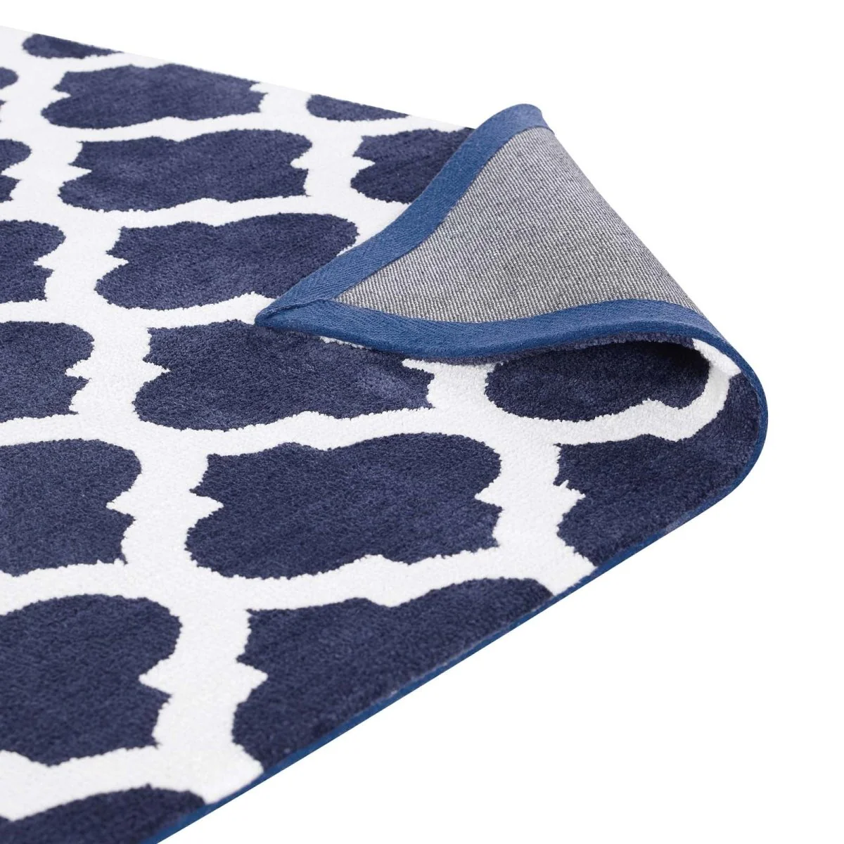 Moroccan Trellis Polyester Area Rug, Classic Geometric Pattern for Home Decor - Image 28