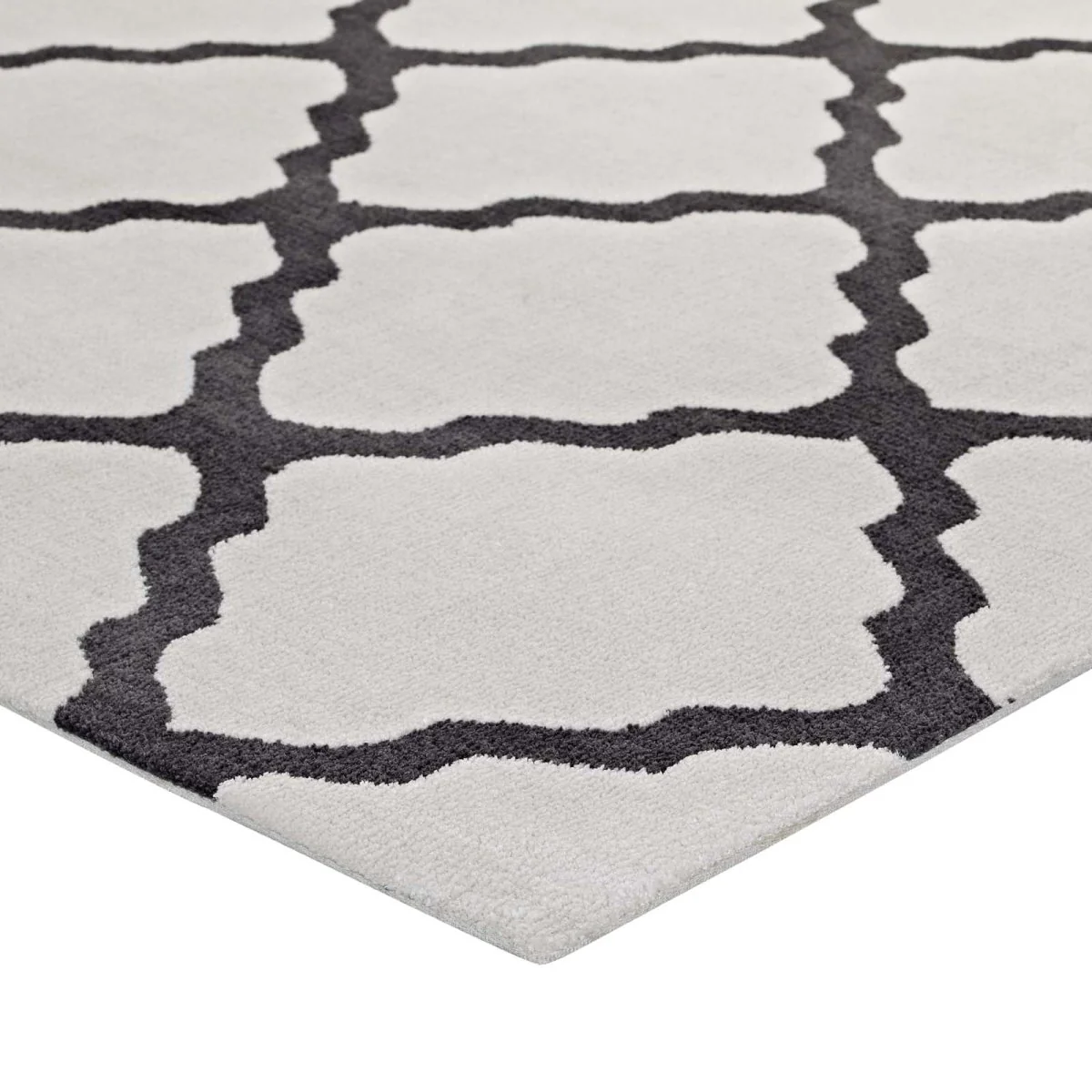Moroccan Trellis Polyester Area Rug — Classic Geometric Pattern for Living Room - Image 14