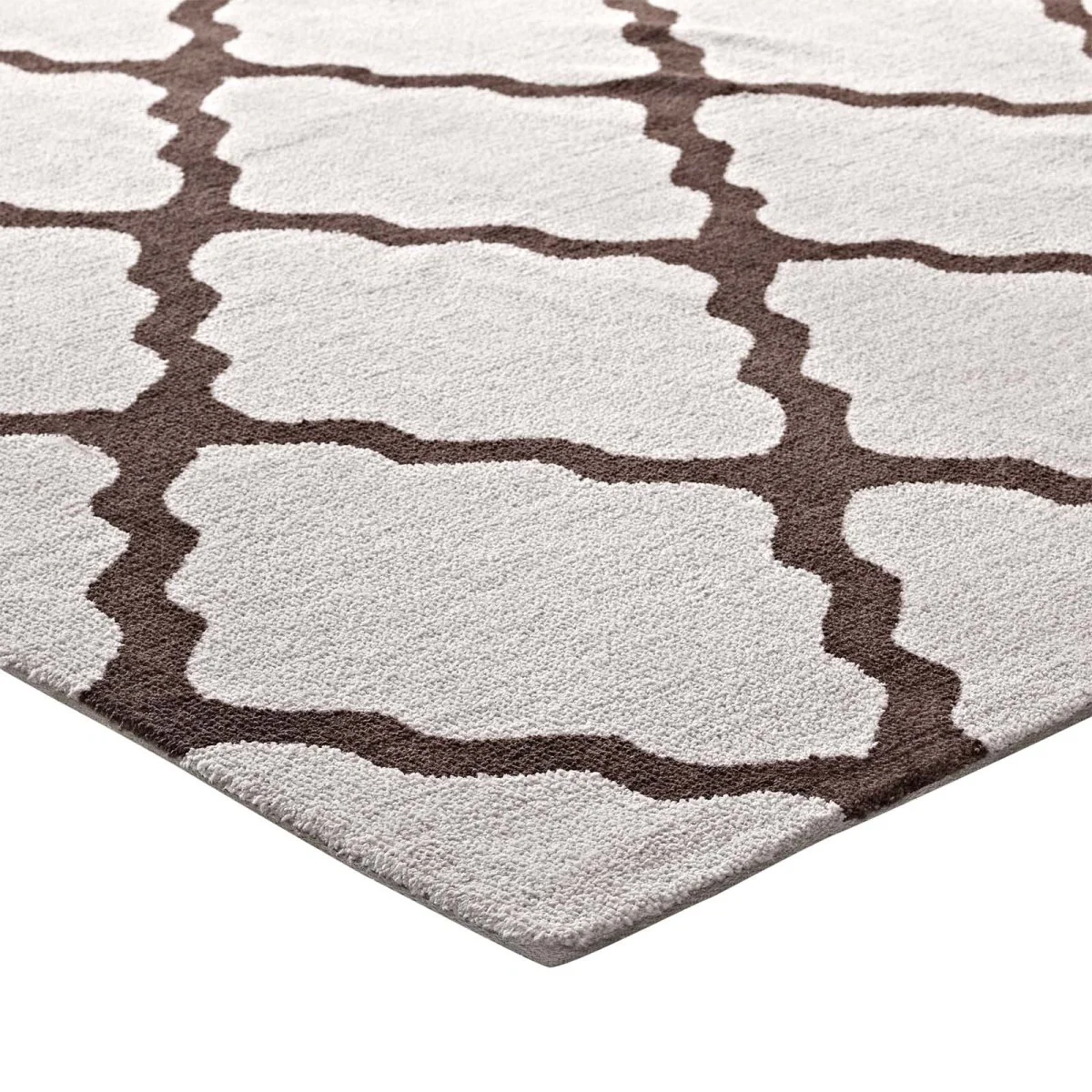 Moroccan Trellis Polyester Area Rug — Classic Geometric Pattern for Living Room - Image 33