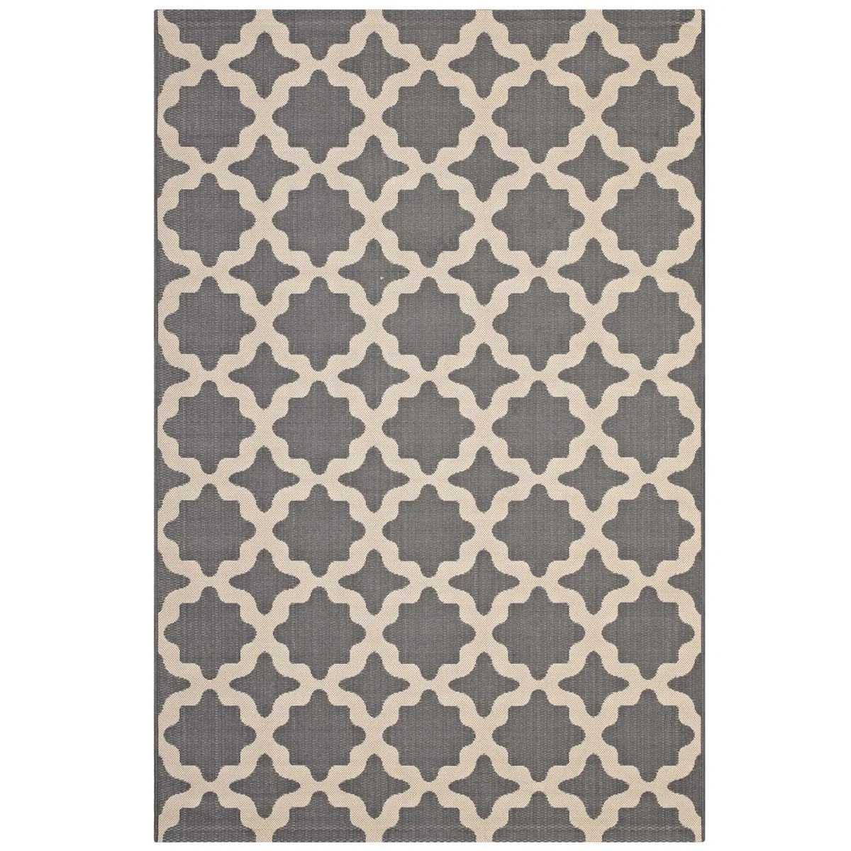 Moroccan Trellis Polypropylene Indoor Outdoor Area Rug - Versatile All-Weather - Image 149