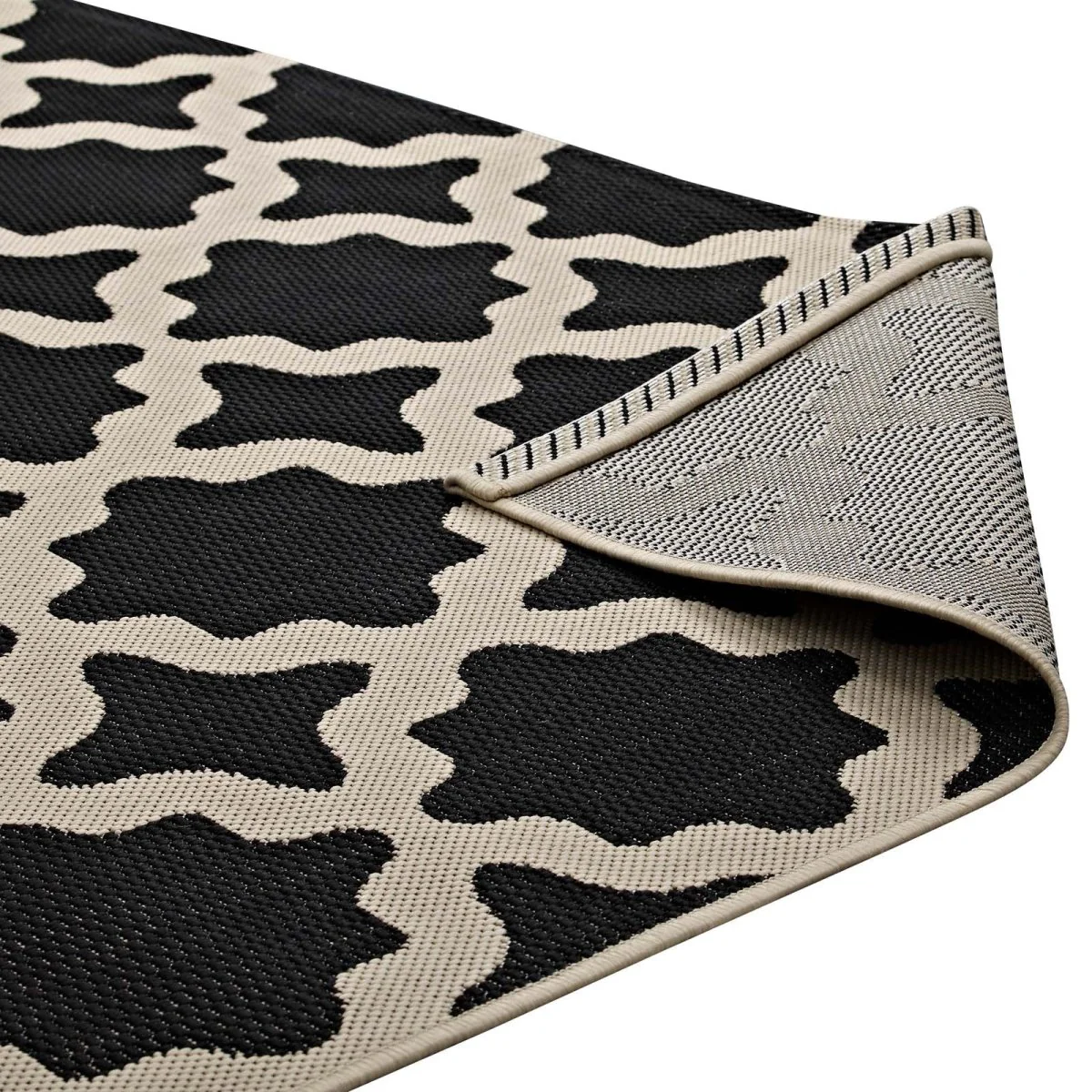 Moroccan Trellis Polypropylene Indoor Outdoor Area Rug - Versatile All-Weather - Image 33