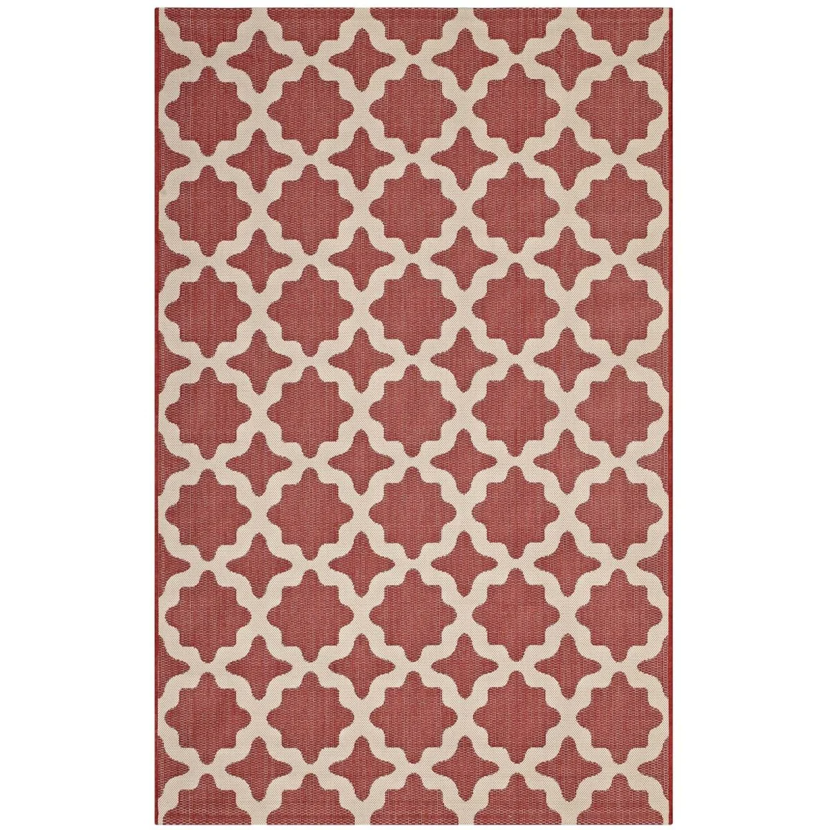 Moroccan Trellis Polypropylene Indoor Outdoor Area Rug - Versatile All-Weather - Image 37