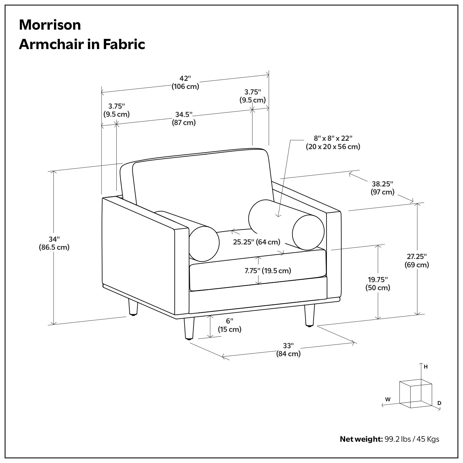 Morrison - Wide Arm Chair - Image 37