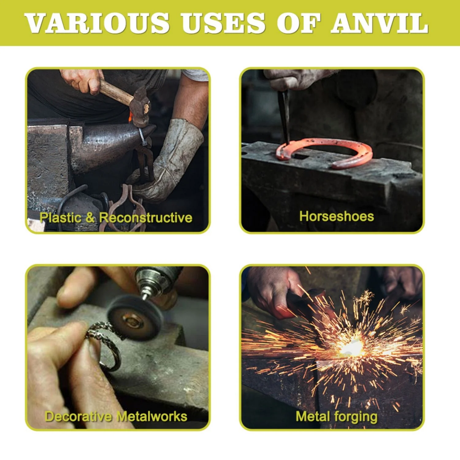 Multi Angle Anvil With Round And Square Holes - Image 6